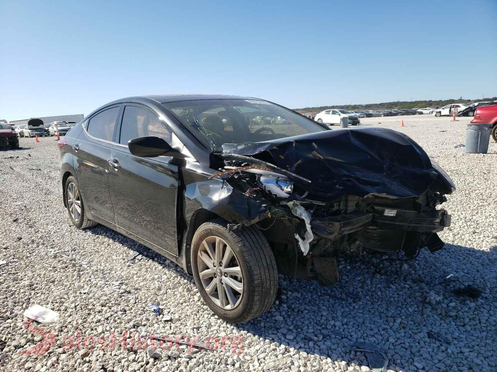 2015 HYUNDAI ELANTRA — VIN KMHDH4AE4FU286170