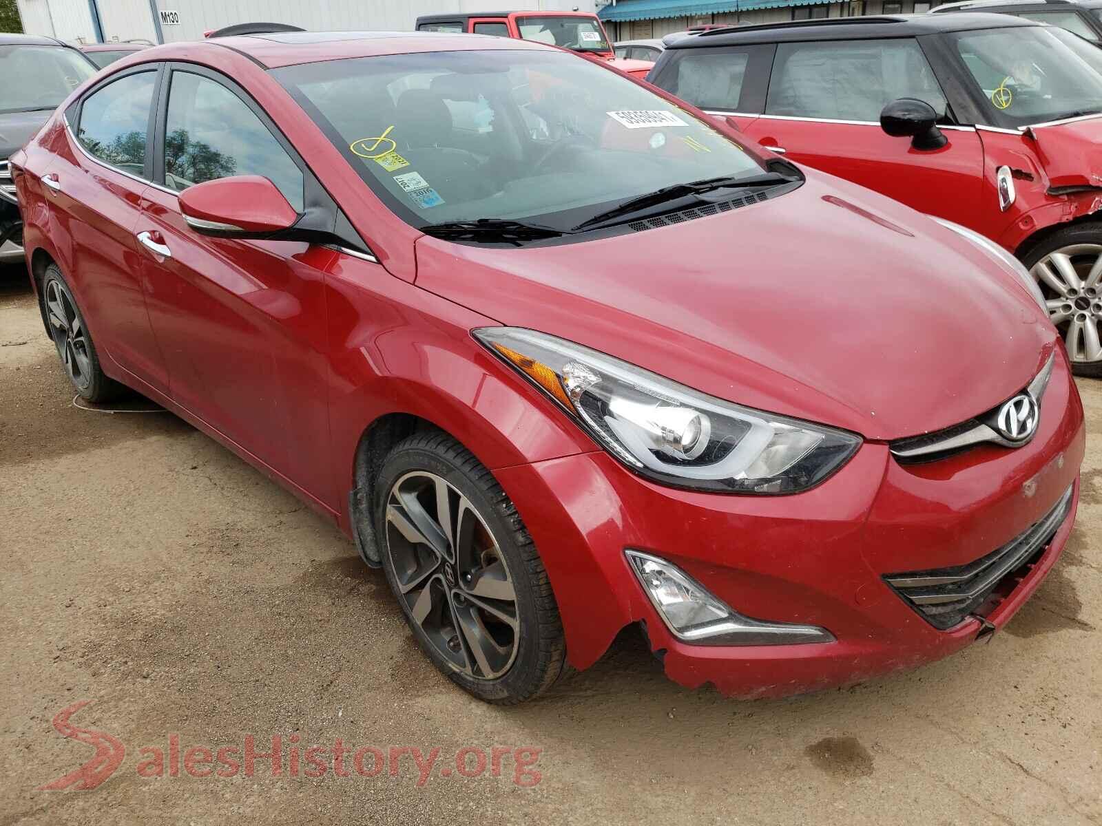 2016 HYUNDAI ELANTRA — VIN KMHDH4AE4GU511530