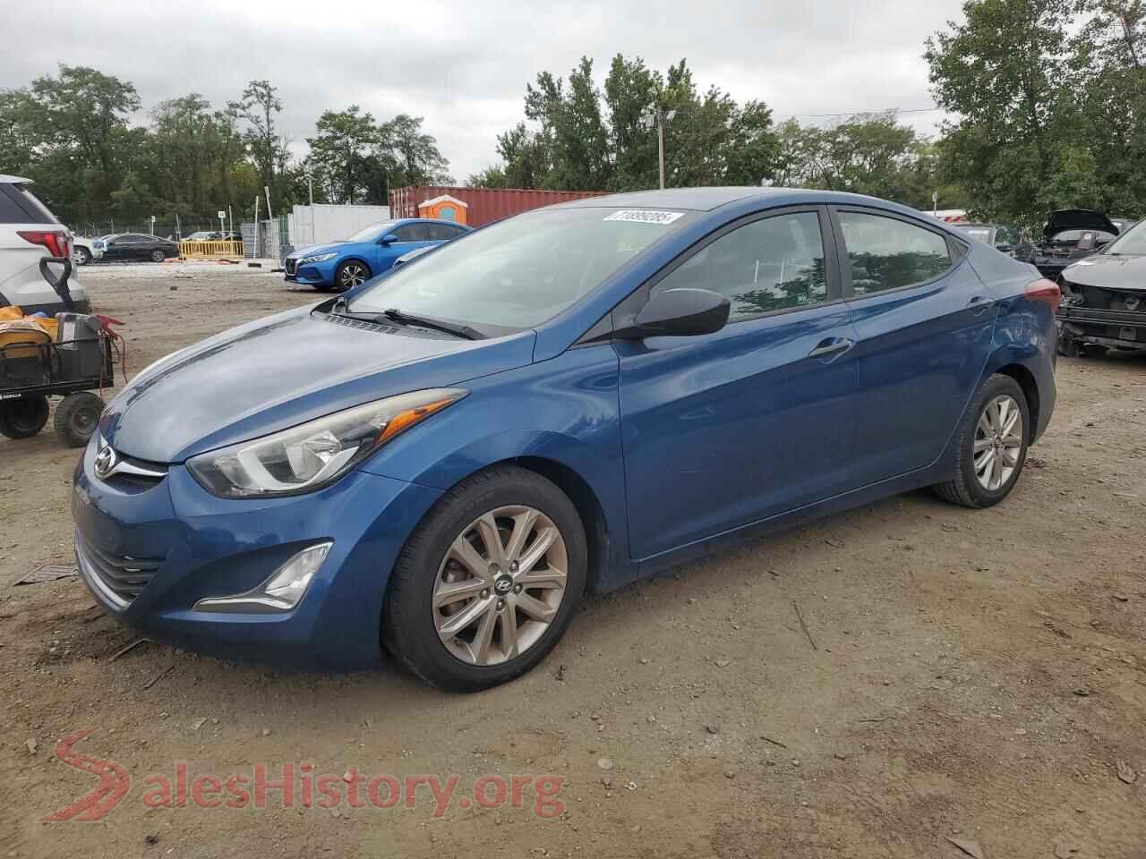 2016 HYUNDAI ELANTRA — VIN KMHDH4AE4GU571825