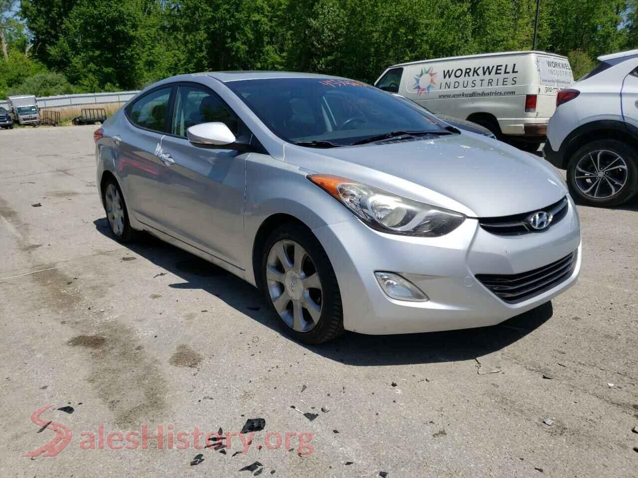 2012 HYUNDAI ELANTRA — VIN KMHDH4AE5CU199650