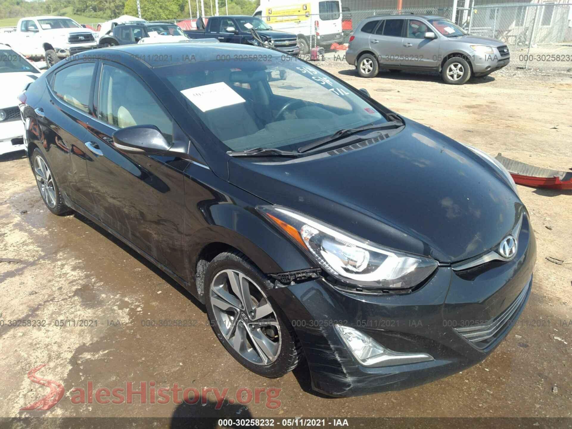2015 HYUNDAI ELANTRA — VIN KMHDH4AE5FU234434