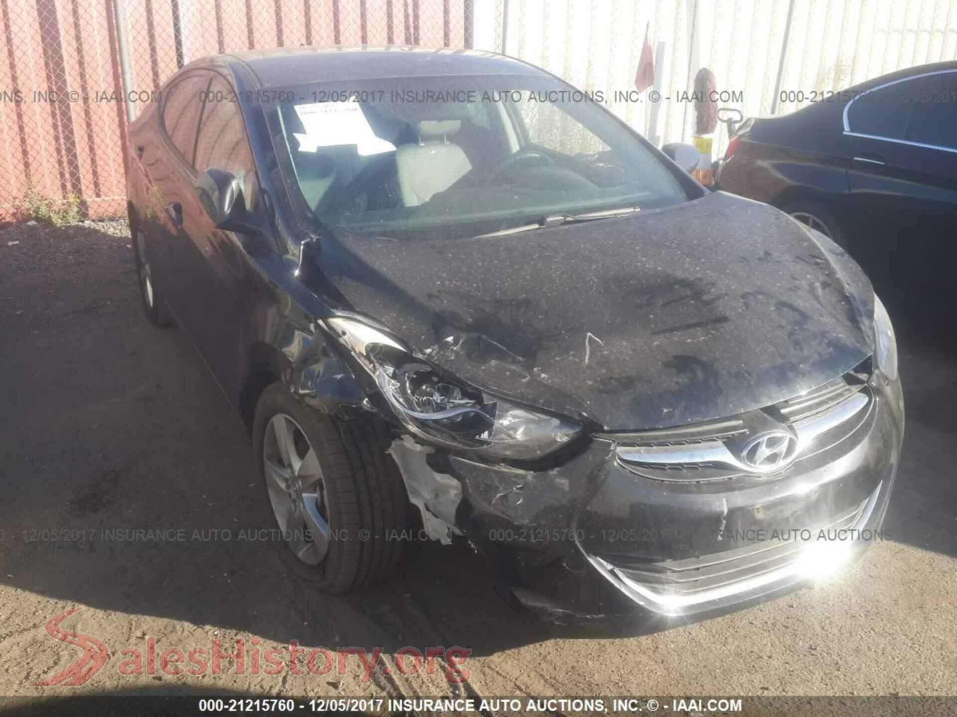 2013 Hyundai Elantra — VIN KMHDH4AE6DU812490