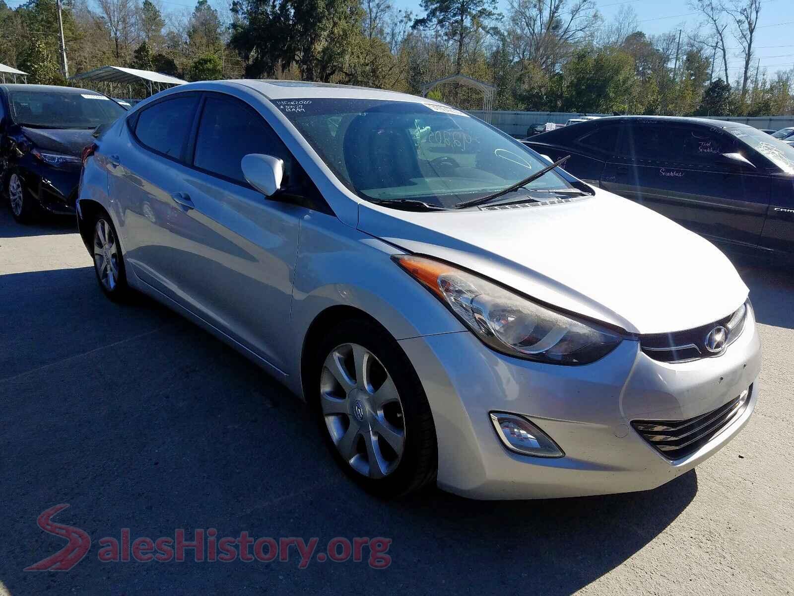 2011 HYUNDAI ELANTRA — VIN KMHDH4AE7BU161996