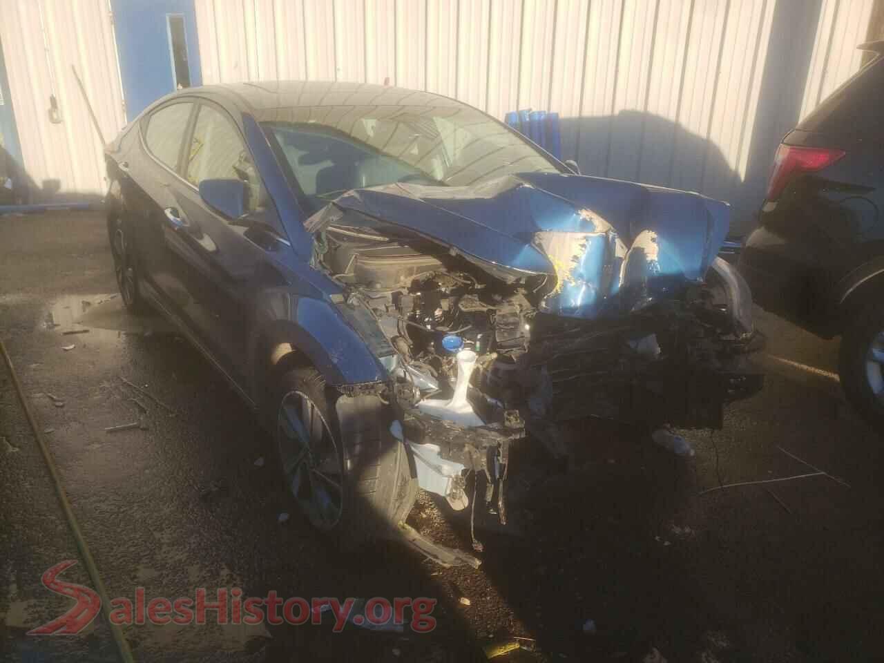 2014 HYUNDAI ELANTRA — VIN KMHDH4AE7EU126038