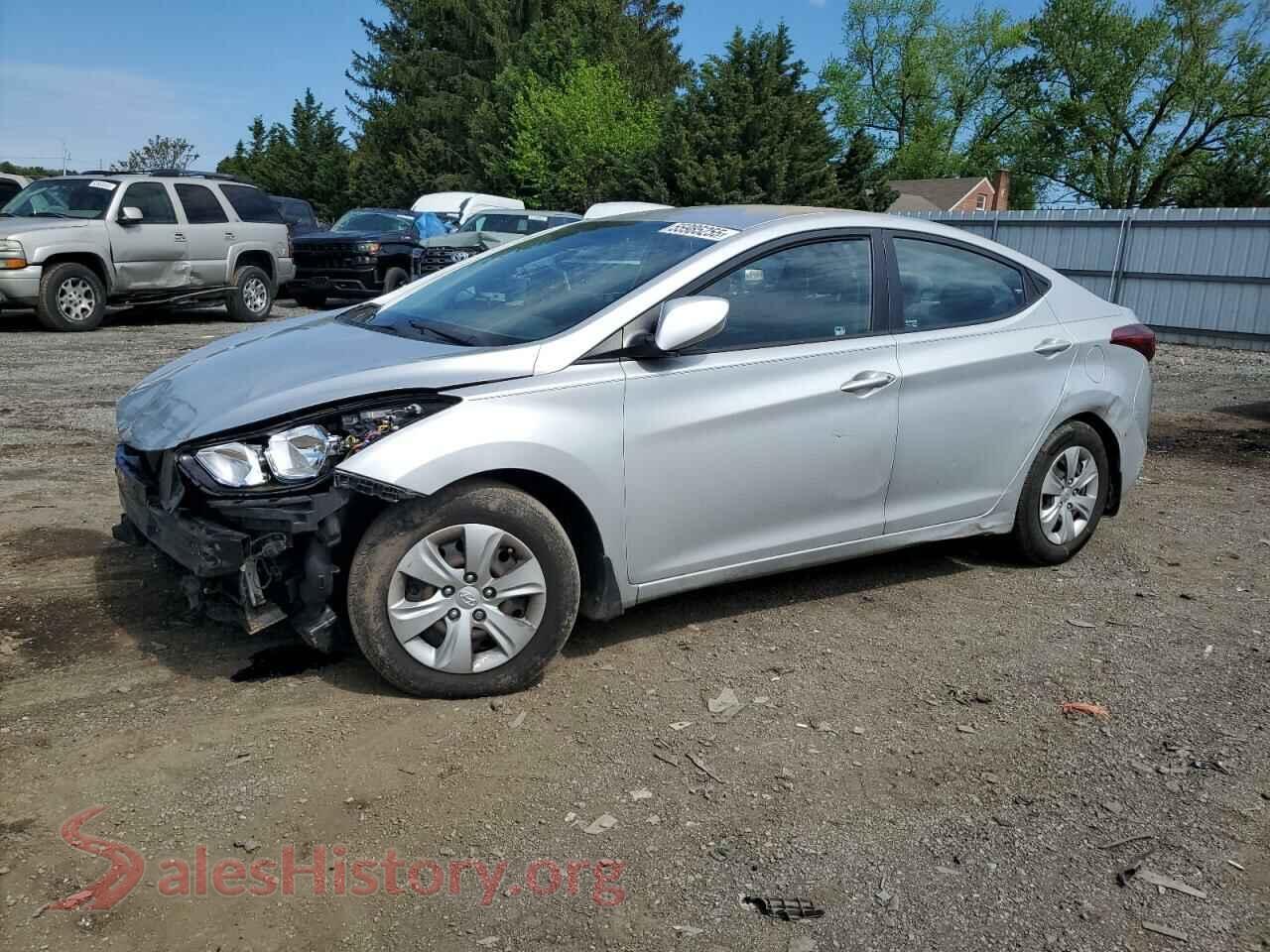 2016 HYUNDAI ELANTRA — VIN KMHDH4AE7GU479155