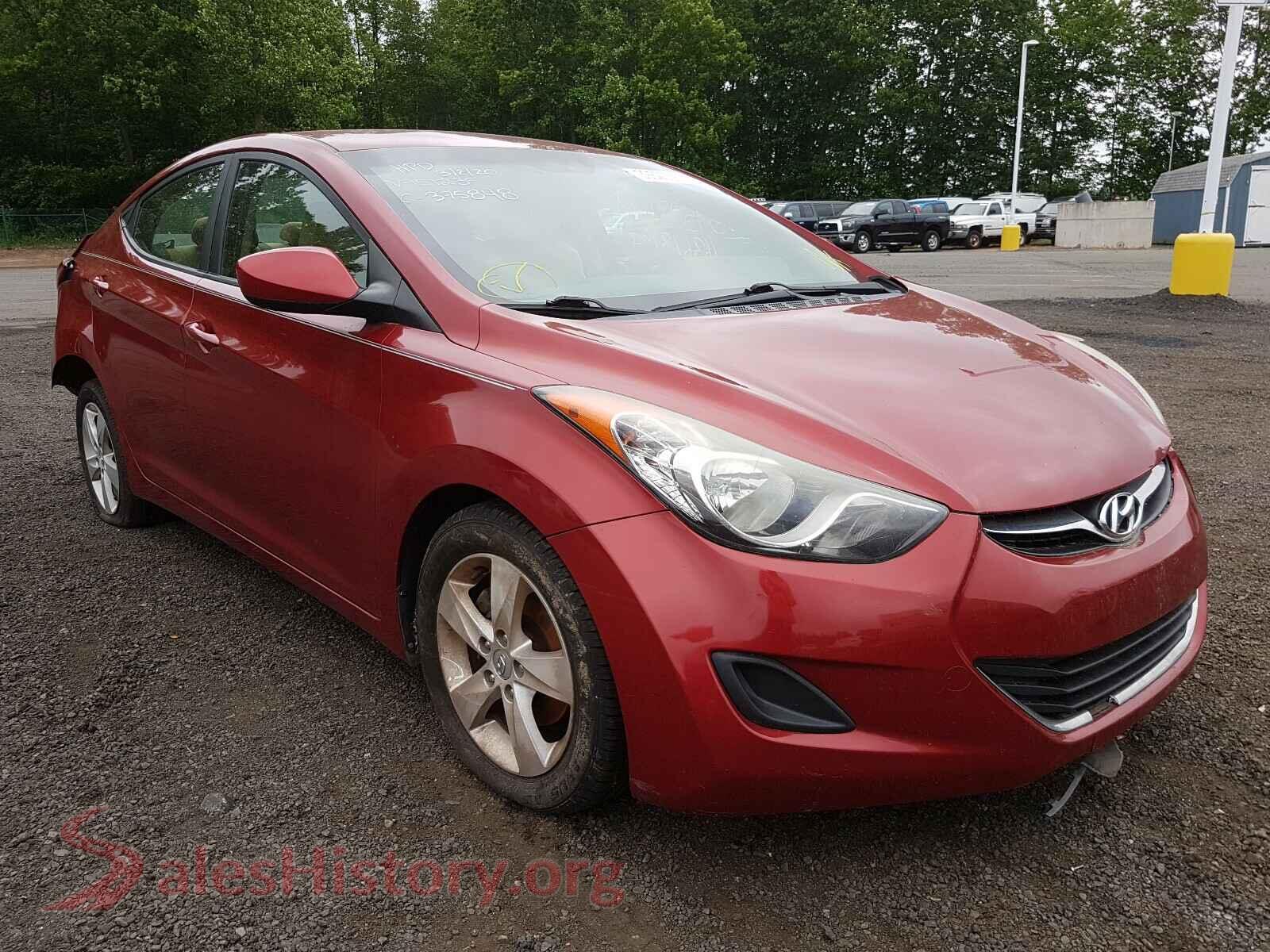 2011 HYUNDAI ELANTRA — VIN KMHDH4AE8BU151235