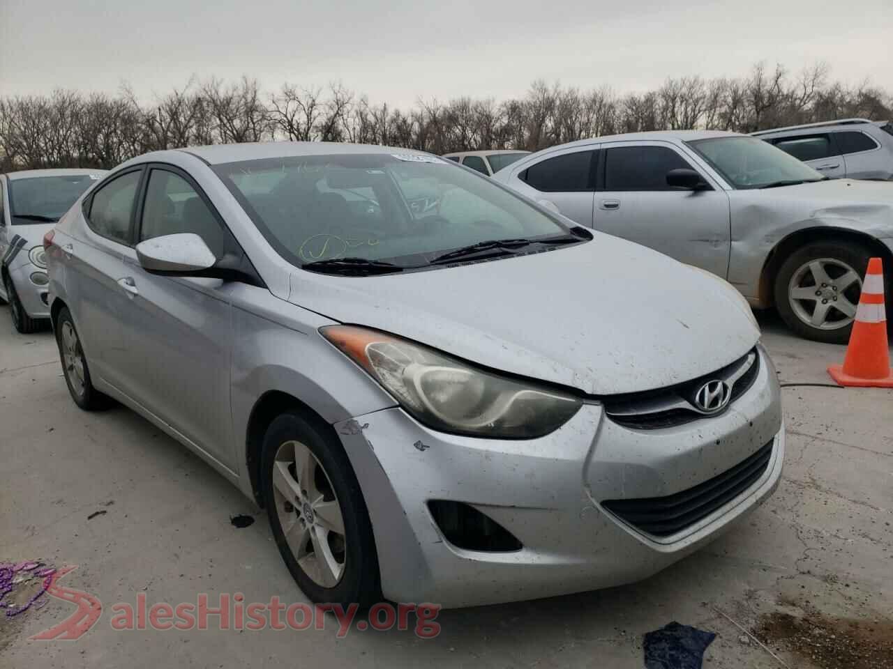 2012 HYUNDAI ELANTRA — VIN KMHDH4AE8CU467767