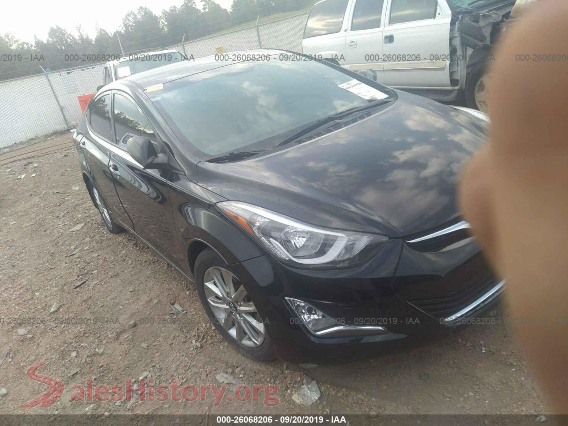 2015 HYUNDAI ELANTRA — VIN KMHDH4AE8FU452514