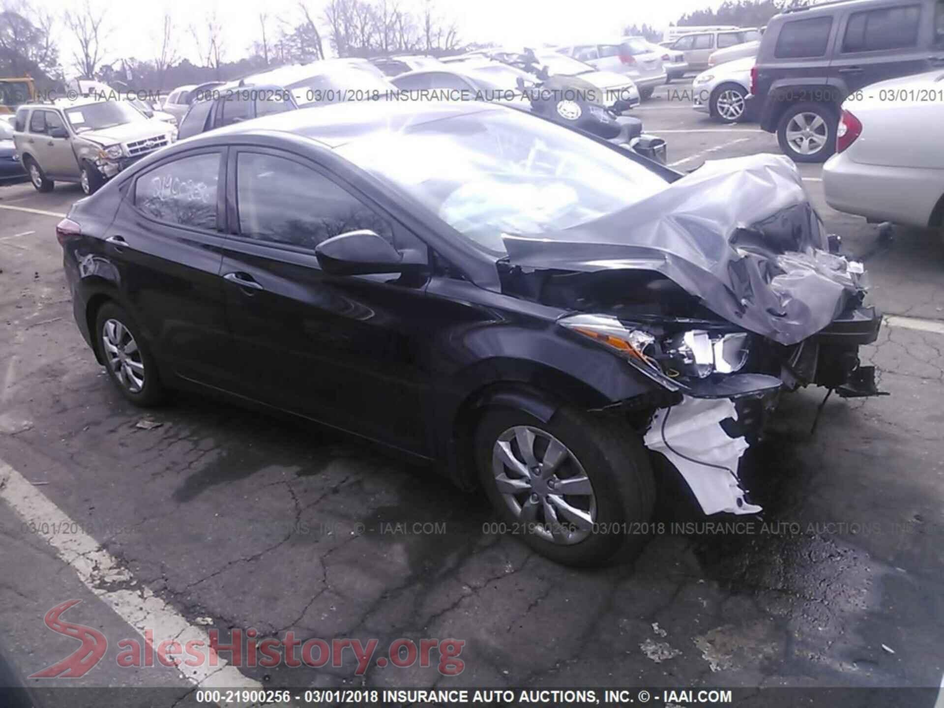 2016 Hyundai Elantra — VIN KMHDH4AE9GU530252