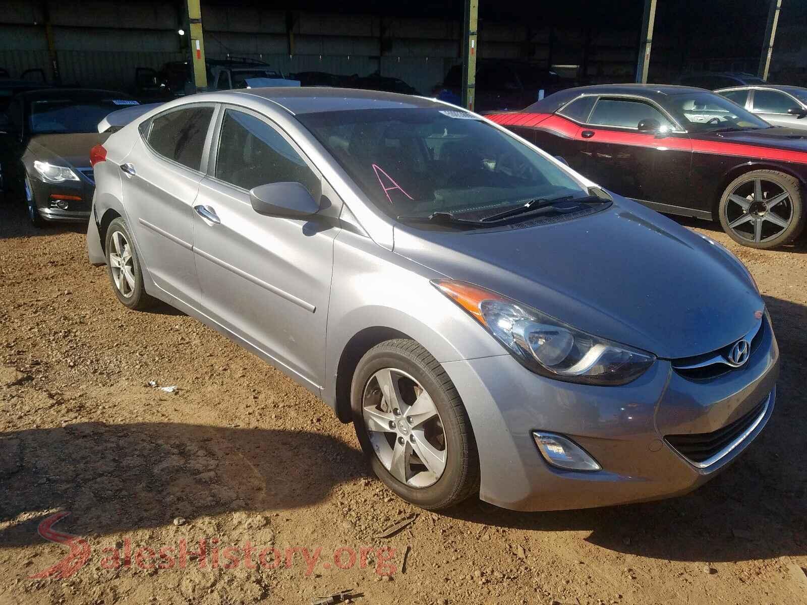 2012 HYUNDAI ELANTRA — VIN KMHDH4AEXCU421843