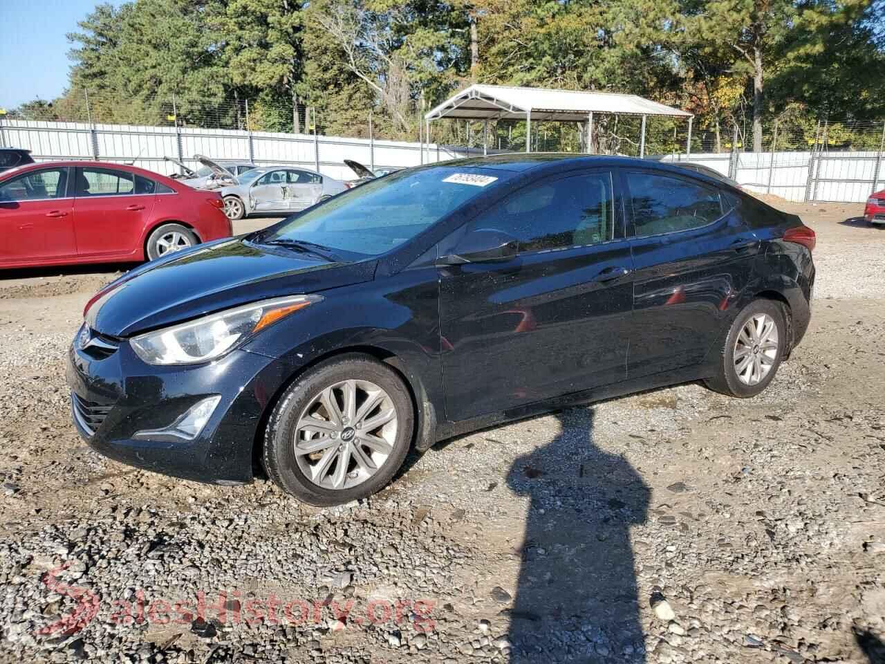 2014 HYUNDAI ELANTRA — VIN KMHDH4AEXEU084481