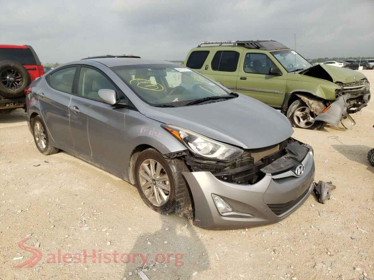 2015 HYUNDAI ELANTRA — VIN KMHDH4AEXFU388928