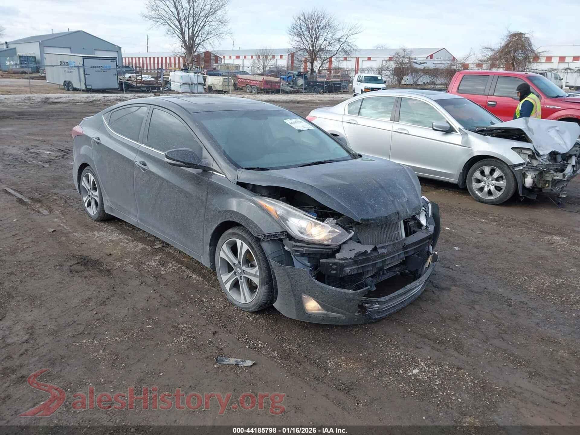 2015 HYUNDAI ELANTRA — VIN KMHDH4AH2FU413931