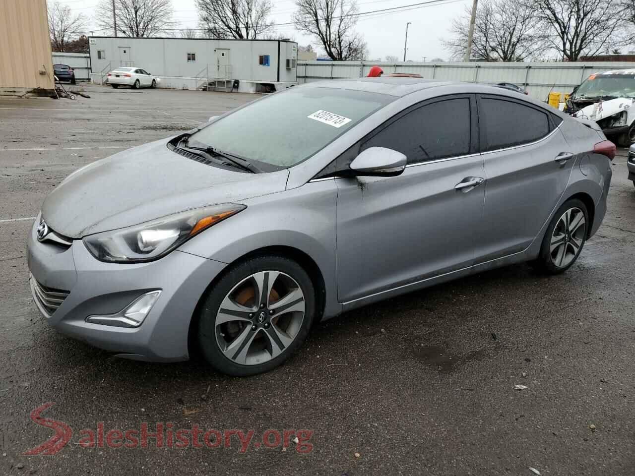 2015 HYUNDAI ELANTRA — VIN KMHDH4AH5FU280081