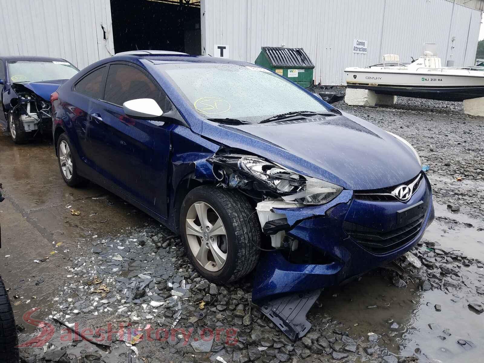 2013 HYUNDAI ELANTRA — VIN KMHDH6AEXDU004140