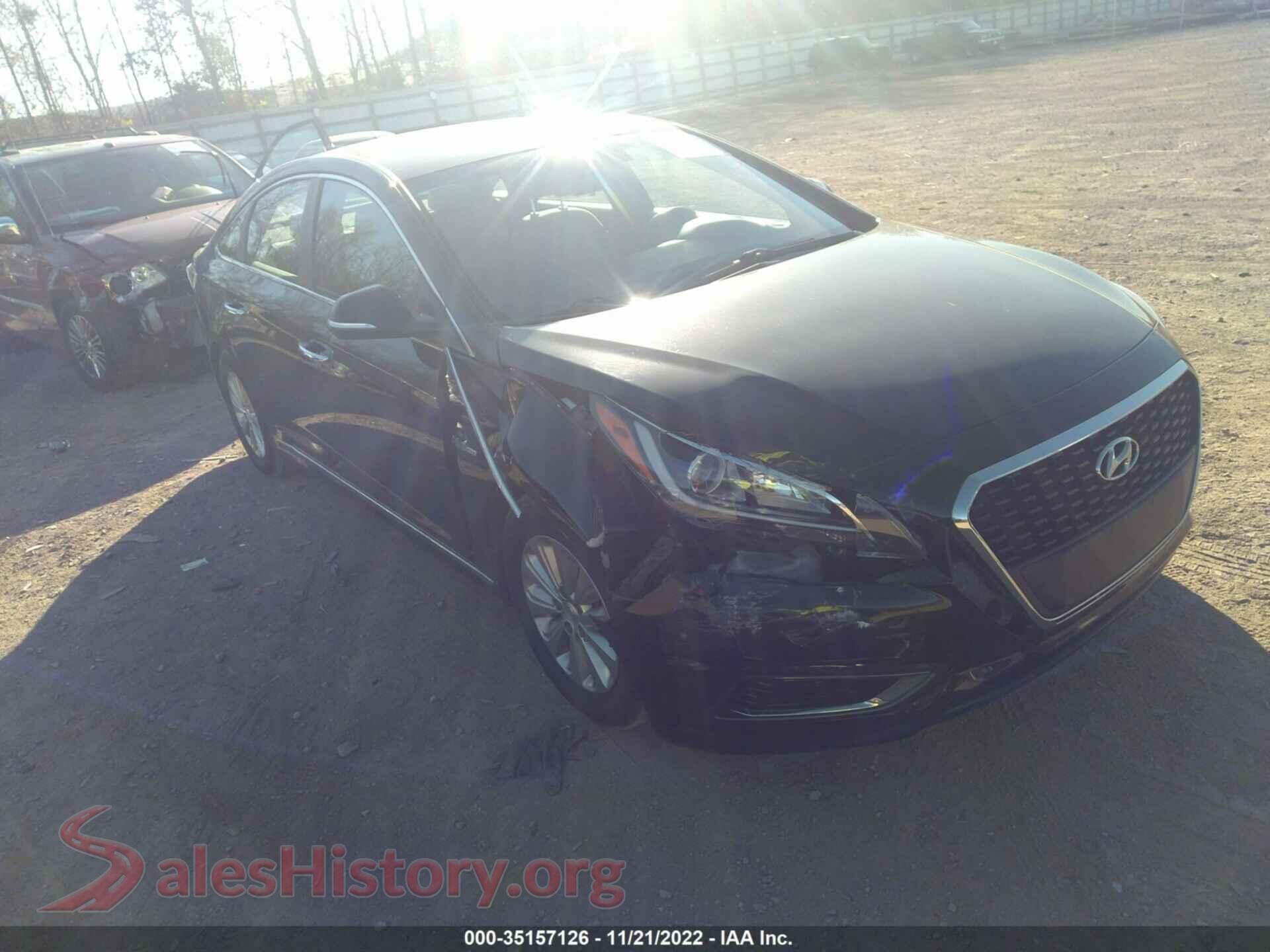 2016 HYUNDAI SONATA HYBRID — VIN KMHE24L11GA031365