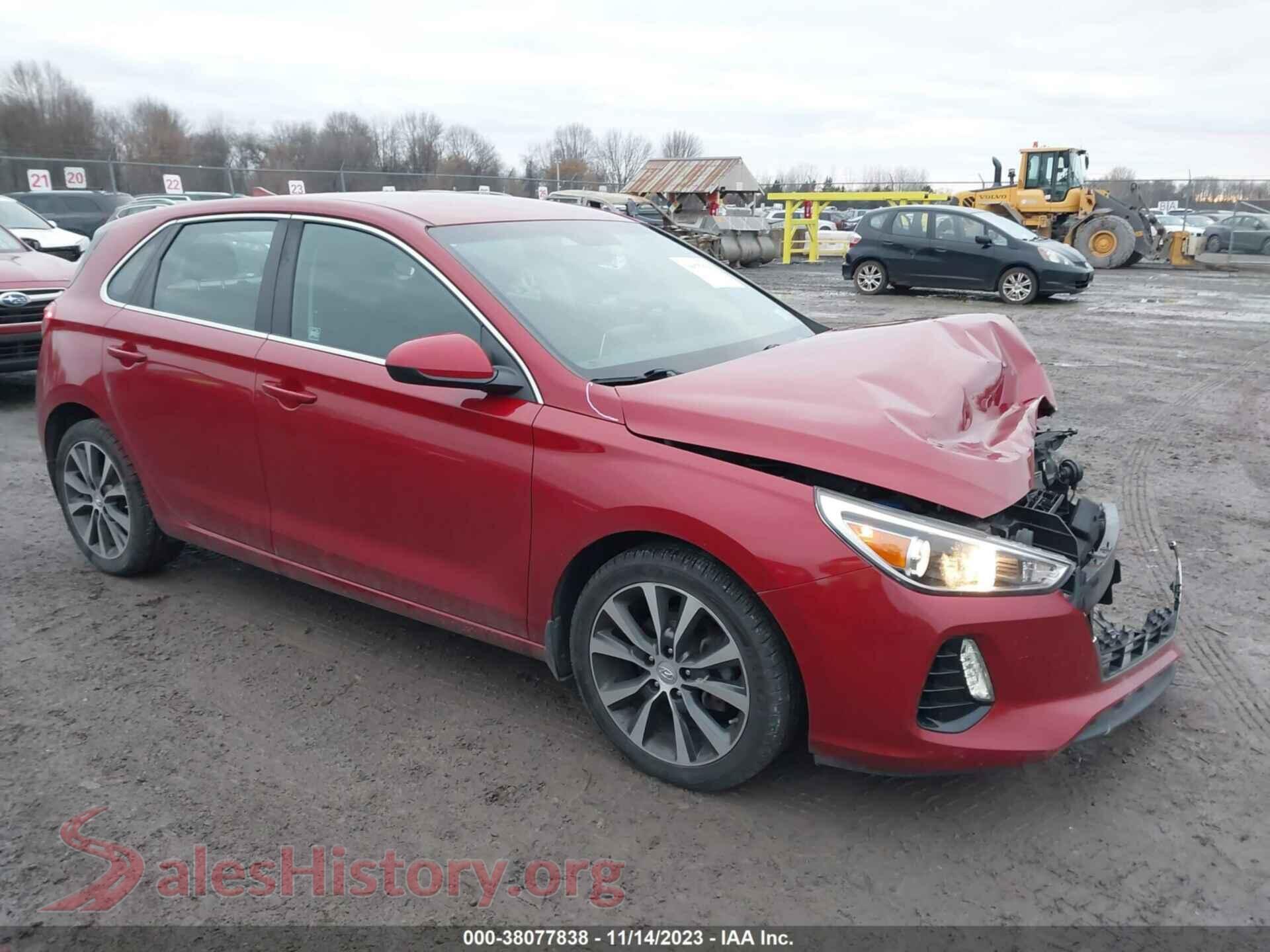 2018 HYUNDAI ELANTRA GT — VIN KMHH35LE0JU012654
