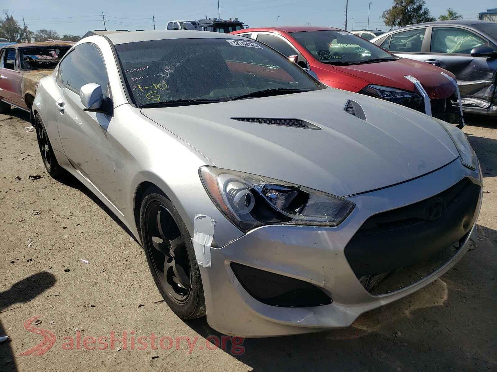 2013 HYUNDAI GENESIS — VIN KMHHT6KD0DU102213