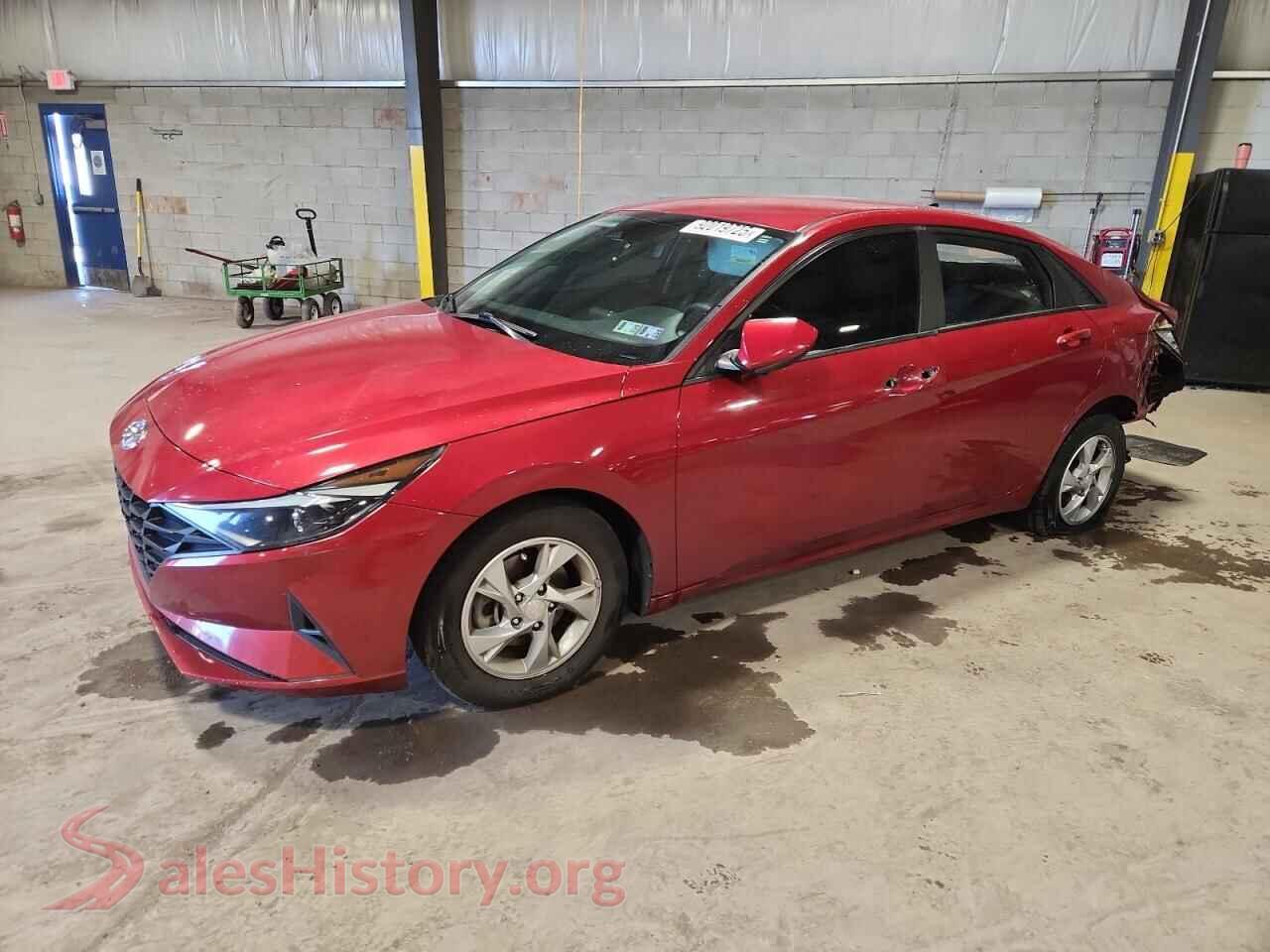 2021 HYUNDAI ELANTRA — VIN KMHLL4AG4MU072885