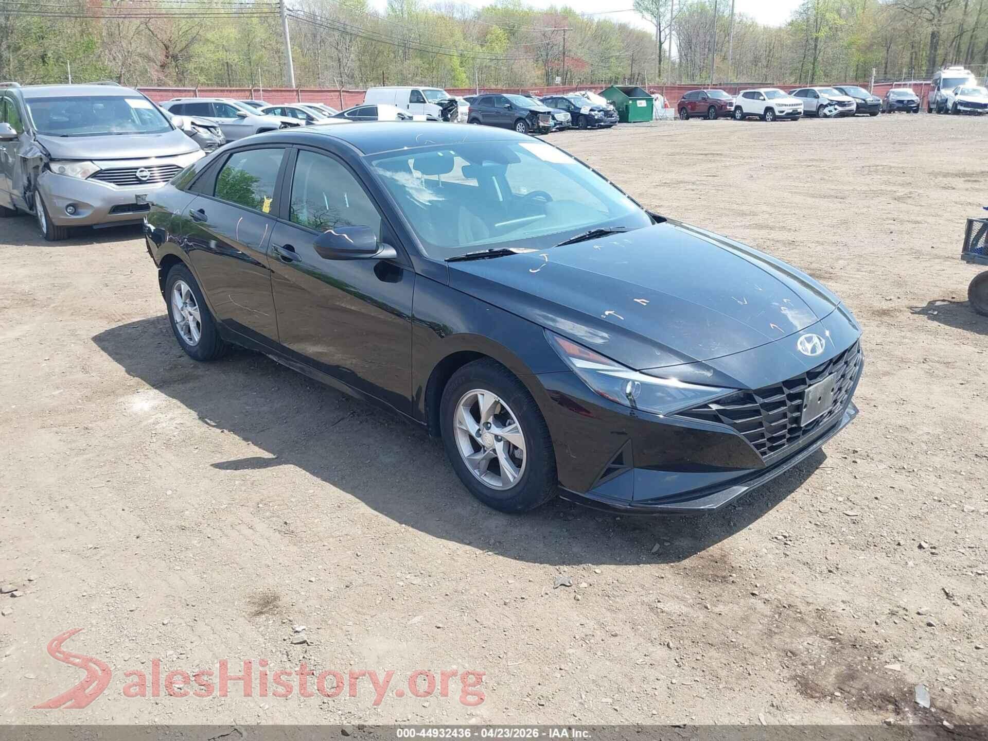 2021 HYUNDAI ELANTRA — VIN KMHLL4AG6MU142340