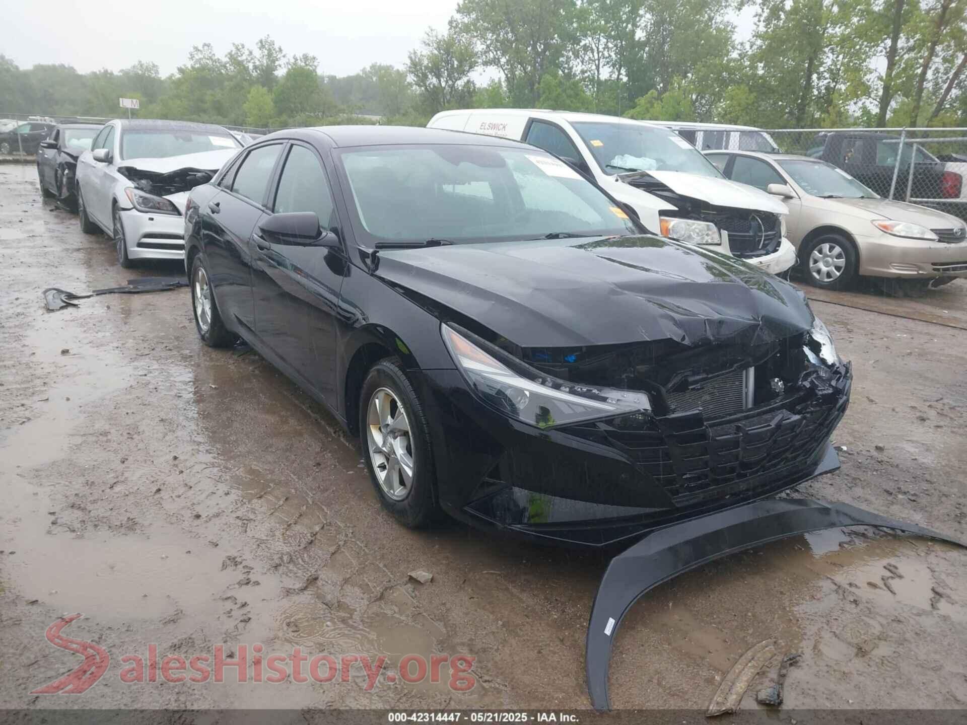 2021 HYUNDAI ELANTRA — VIN KMHLL4AG7MU103644