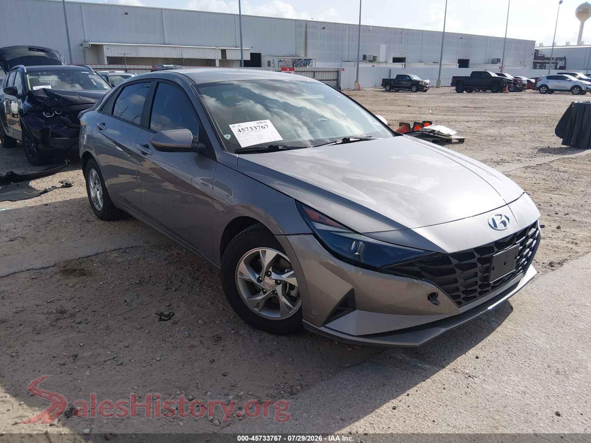 2022 HYUNDAI ELANTRA — VIN KMHLL4AGXNU289911