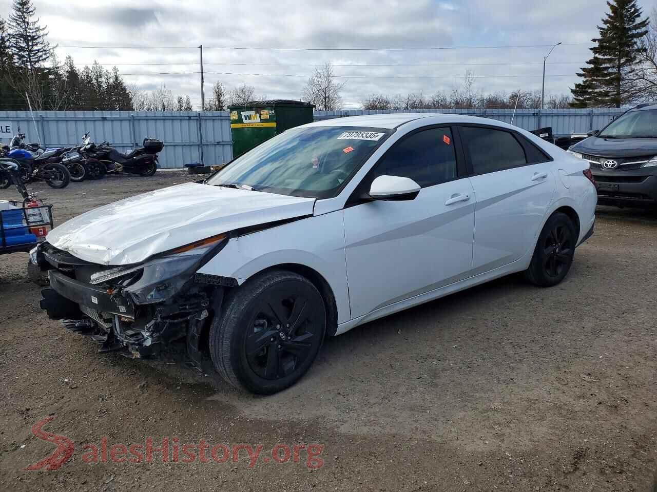 2022 HYUNDAI ELANTRA — VIN KMHLM4AG0NU340569