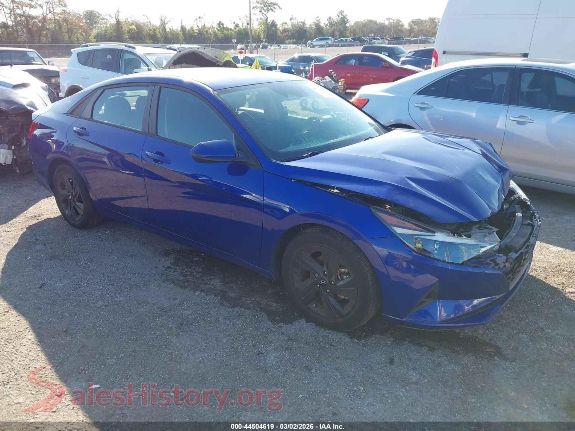 2022 HYUNDAI ELANTRA — VIN KMHLM4AG4NU306358
