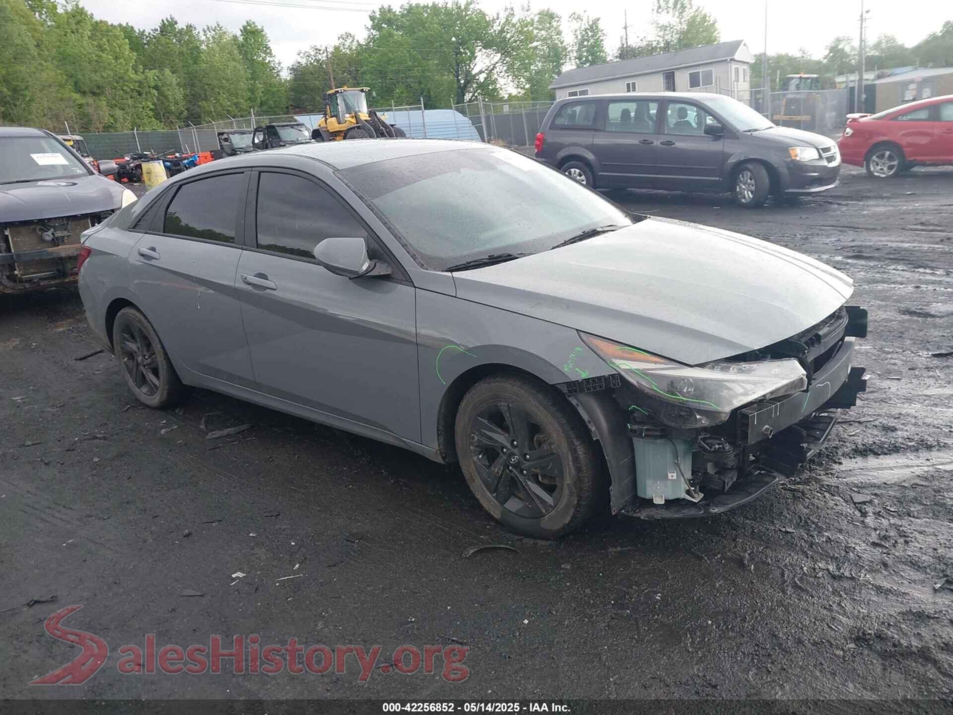 2021 HYUNDAI ELANTRA — VIN KMHLM4AGXMU110827