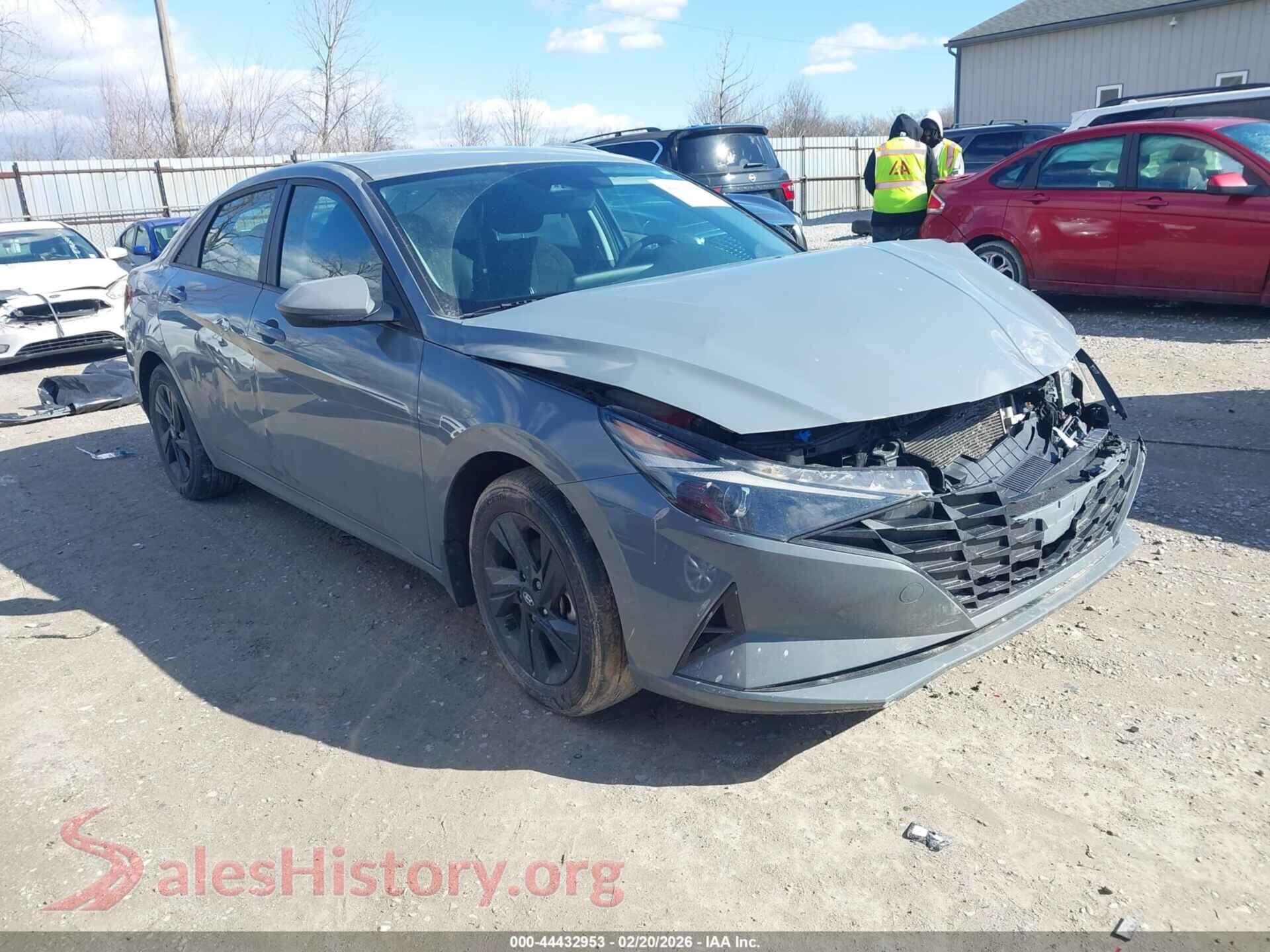 2022 HYUNDAI ELANTRA HYBRID — VIN KMHLM4AJ0NU029073
