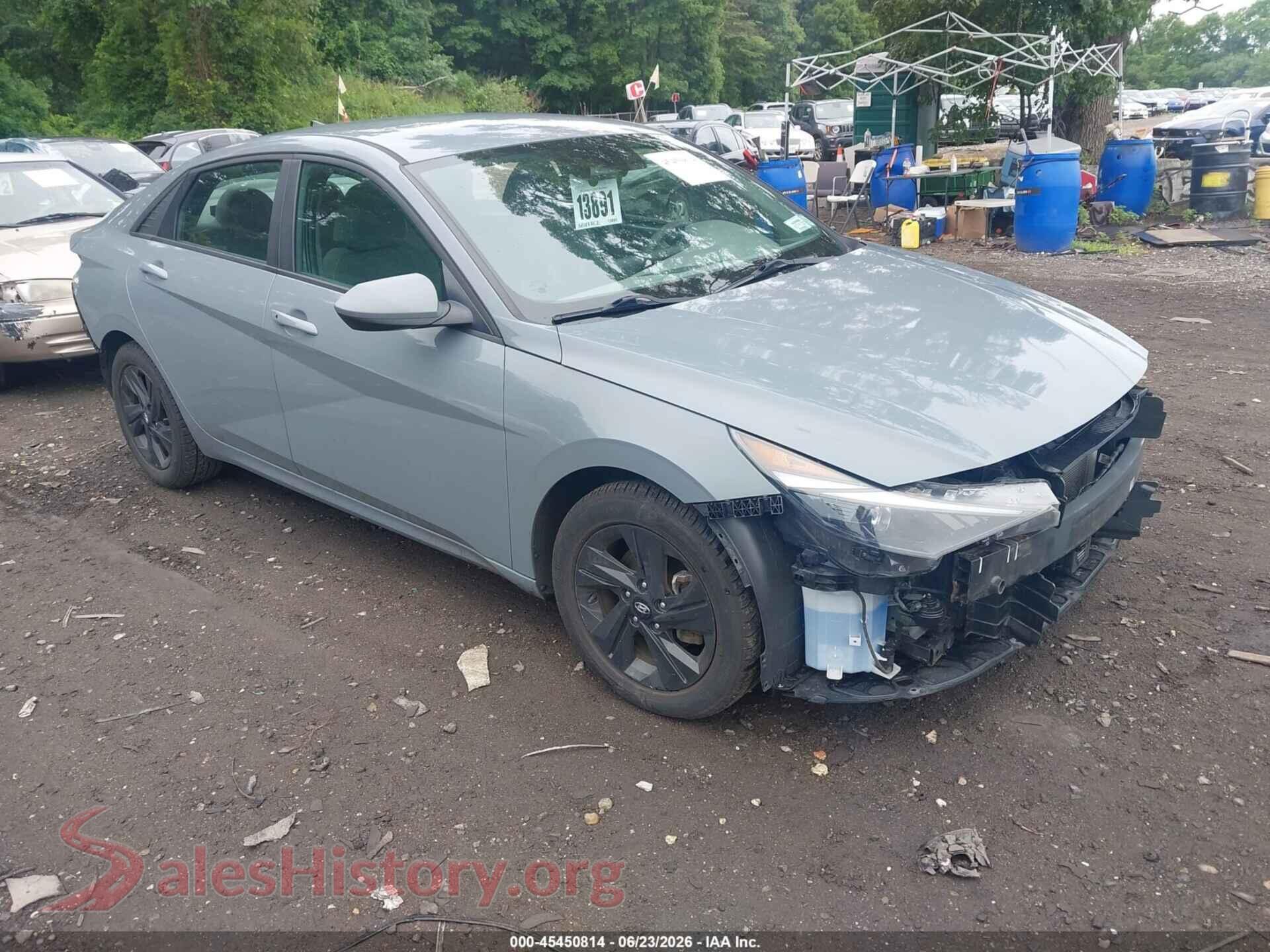 2021 HYUNDAI ELANTRA HYBRID — VIN KMHLM4AJ2MU012712