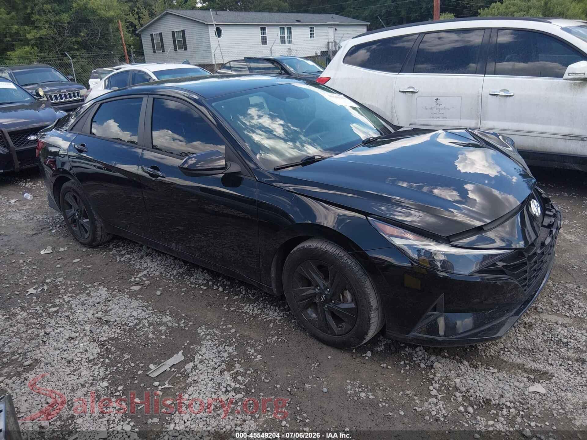 2021 HYUNDAI ELANTRA HYBRID — VIN KMHLM4AJ4MU008855