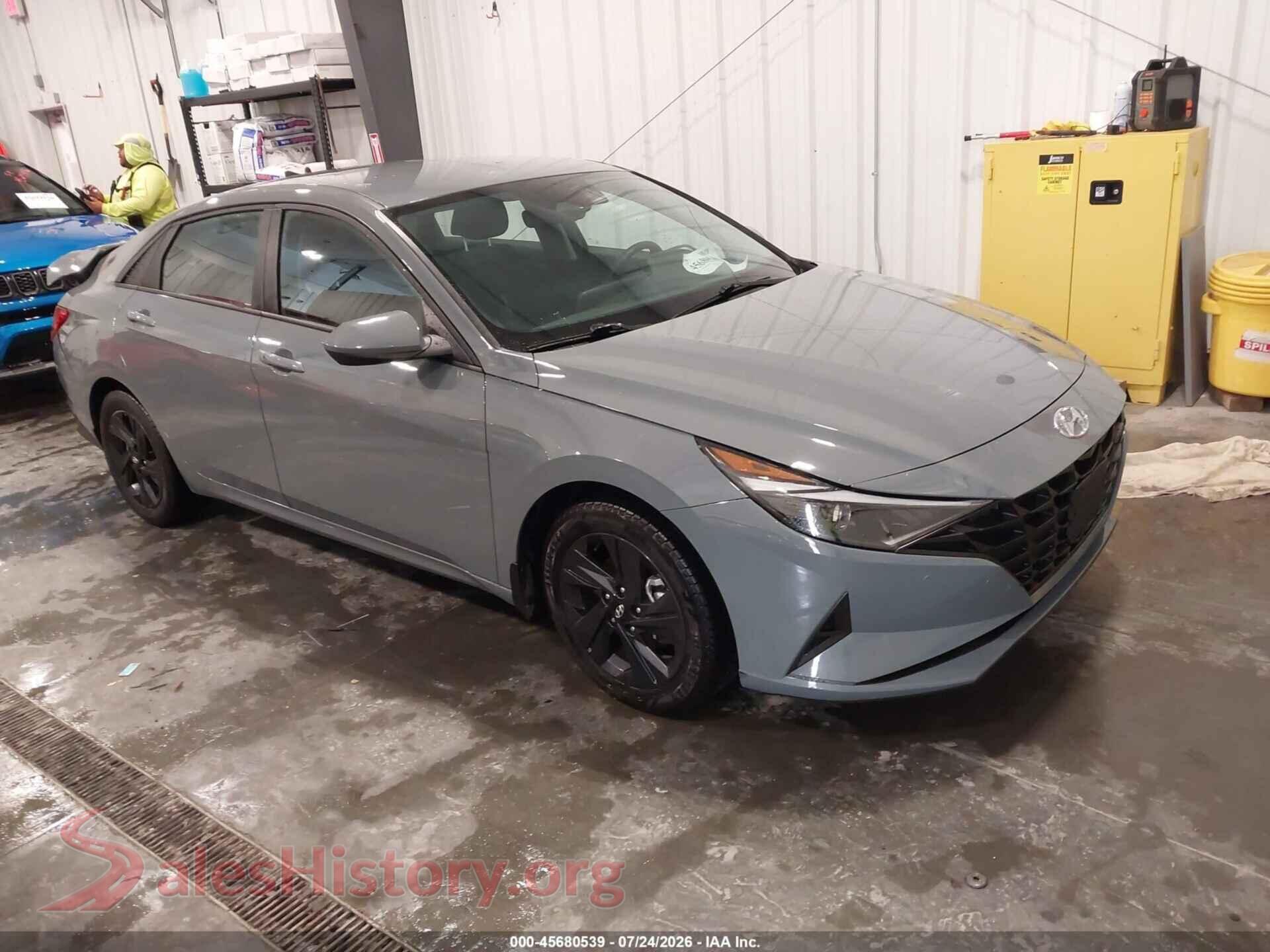2022 HYUNDAI ELANTRA HYBRID — VIN KMHLM4AJ4NU030162