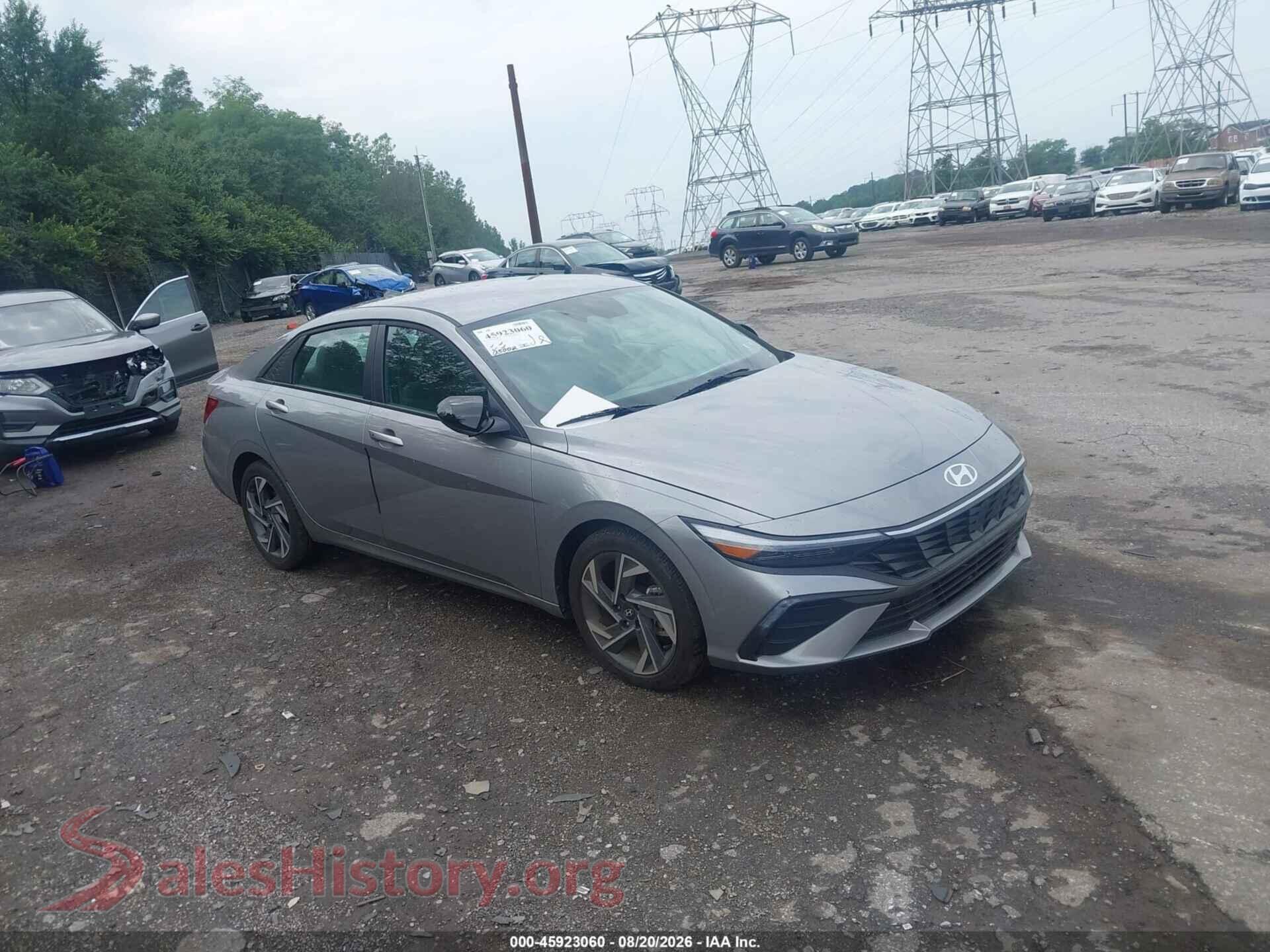 2025 HYUNDAI ELANTRA — VIN KMHLM4DG2SU083163