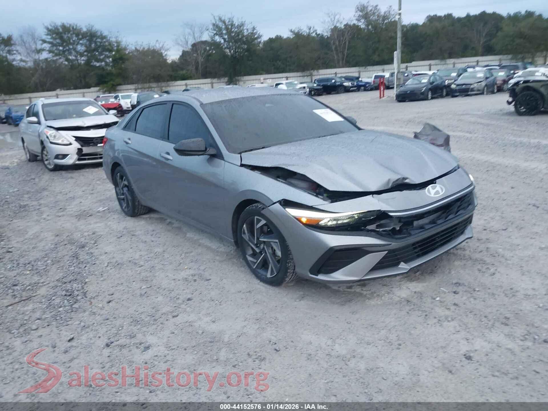 2025 HYUNDAI ELANTRA HYBRID — VIN KMHLM4DJ8SU156614