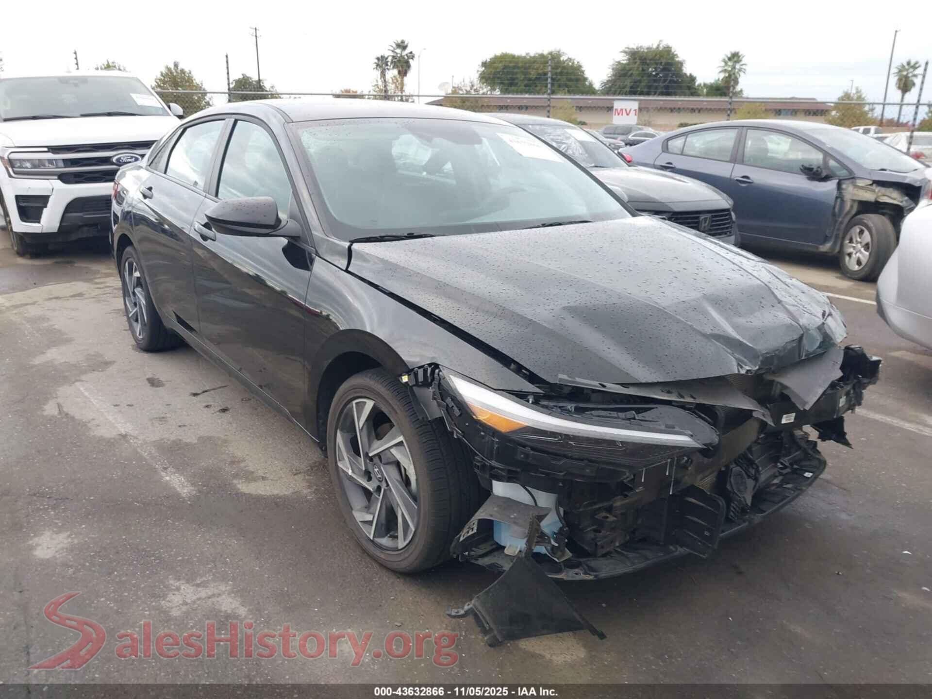 2025 HYUNDAI ELANTRA HYBRID — VIN KMHLM4DJ8SU160355