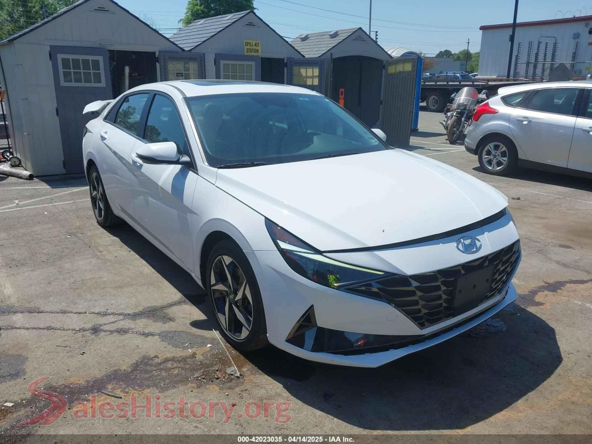 2022 HYUNDAI ELANTRA HYBRID — VIN KMHLN4AJ2NU019478