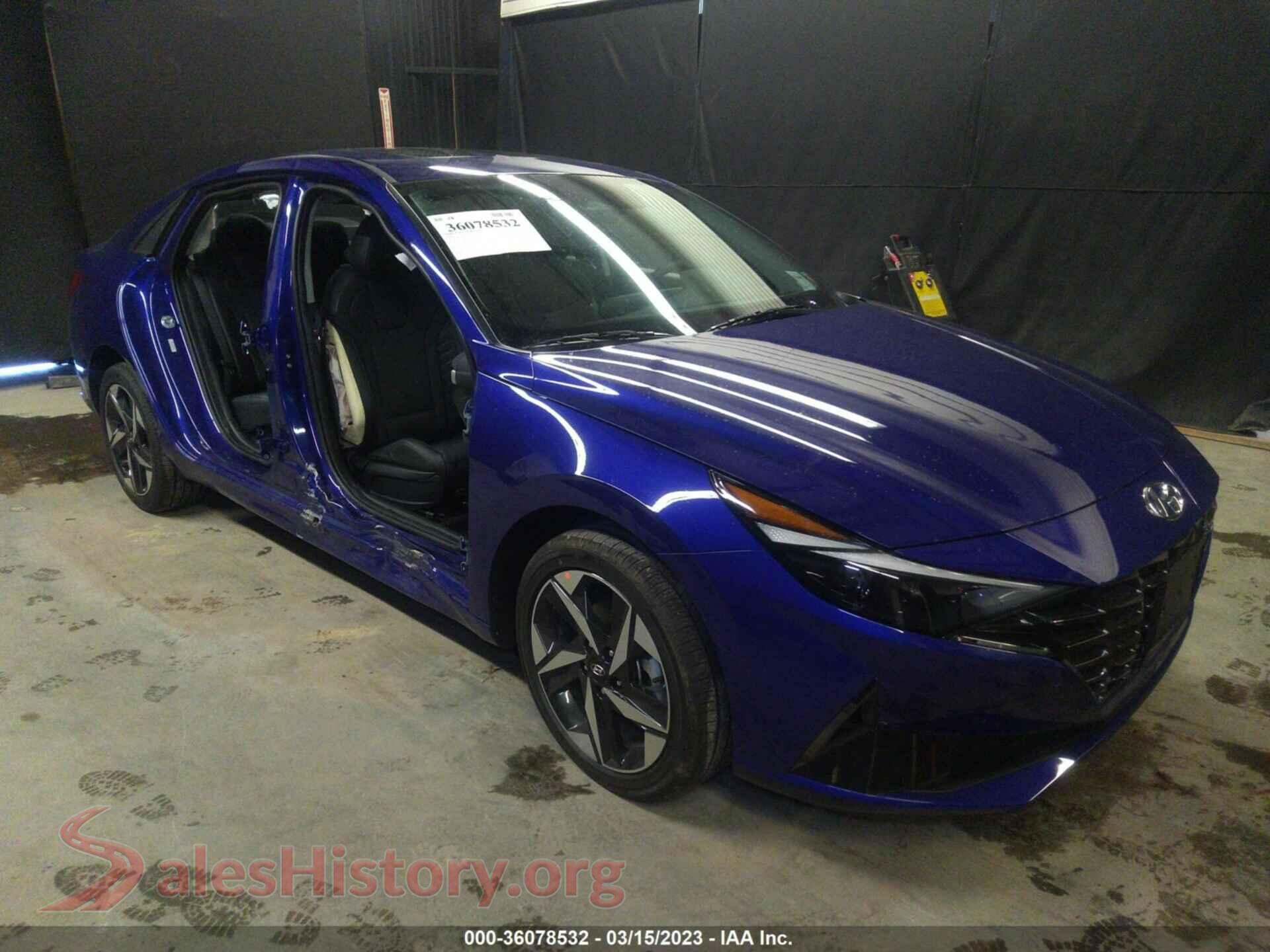 2023 HYUNDAI ELANTRA HYBRID — VIN KMHLN4AJ6PU058352