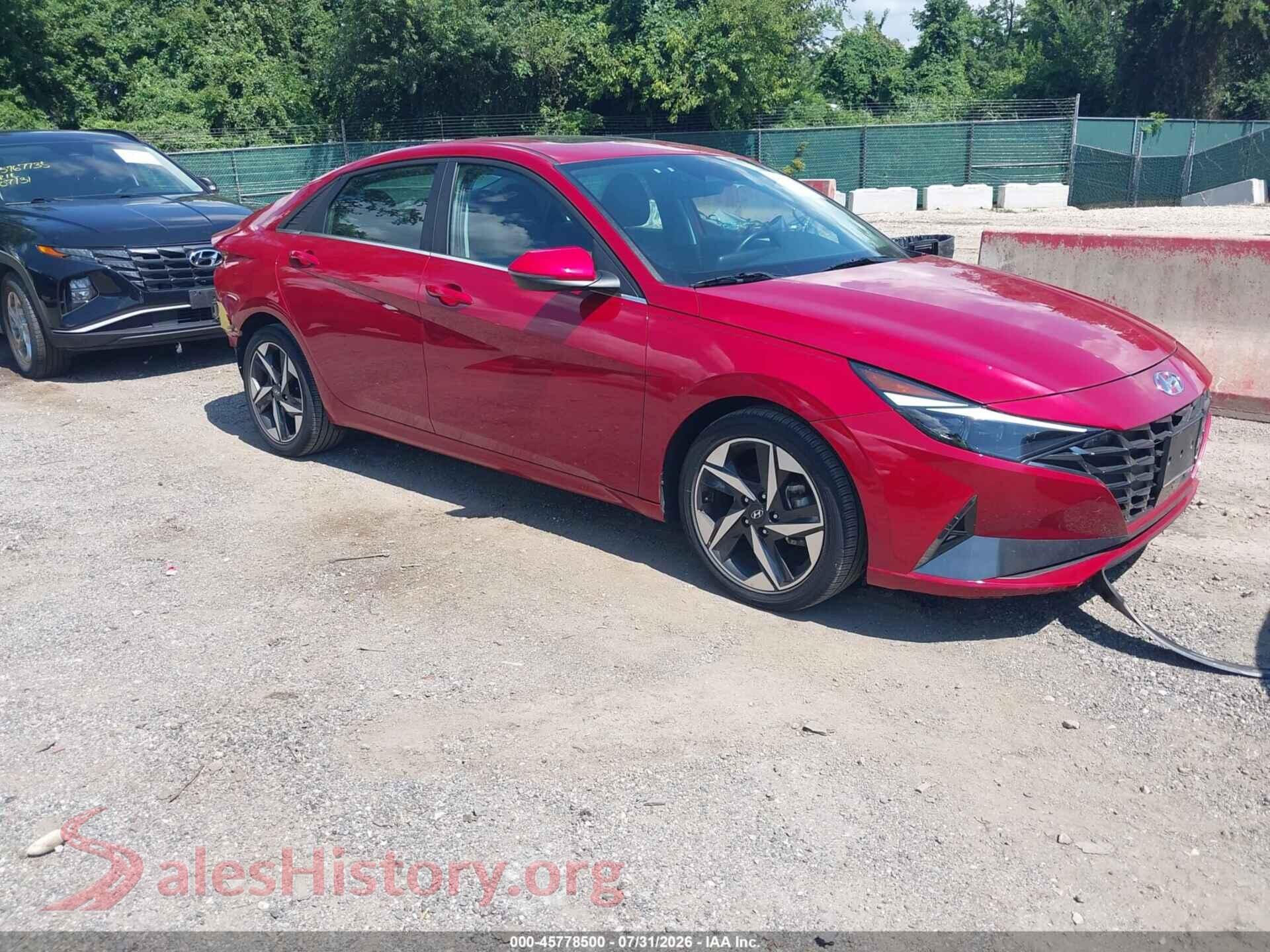 2023 HYUNDAI ELANTRA HYBRID — VIN KMHLN4AJ8PU057123