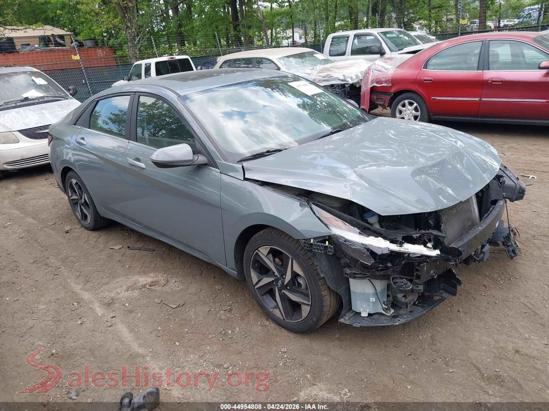 2021 HYUNDAI ELANTRA HYBRID — VIN KMHLN4AJ9MU004670
