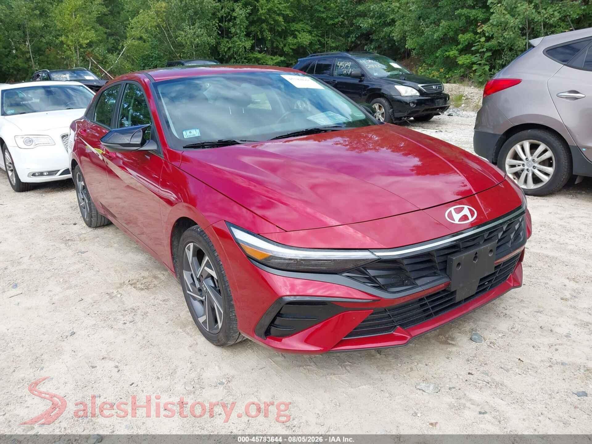 2025 HYUNDAI ELANTRA HYBRID — VIN KMHLN4DJ0SU156460
