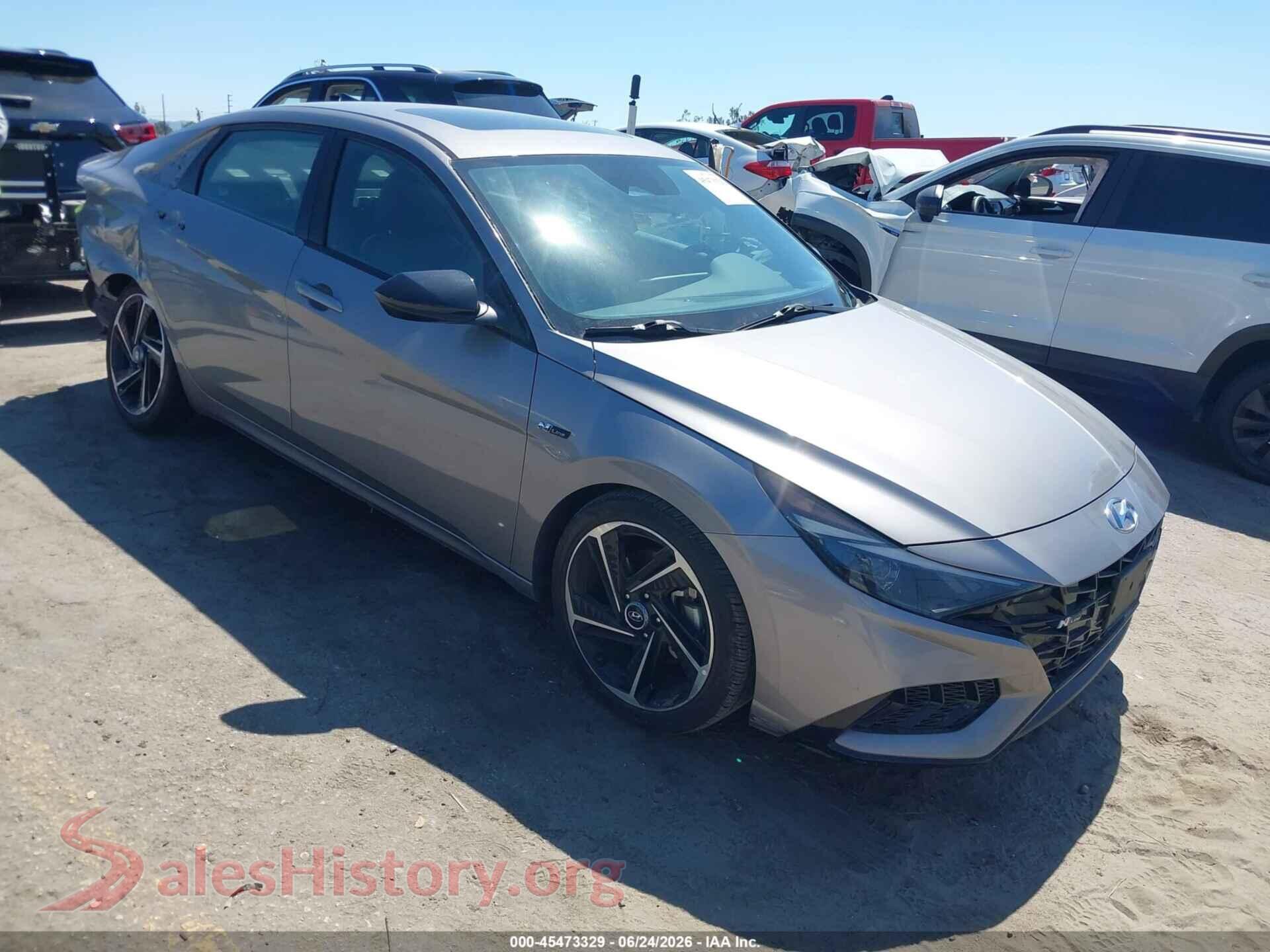 2021 HYUNDAI ELANTRA — VIN KMHLR4AF0MU172634