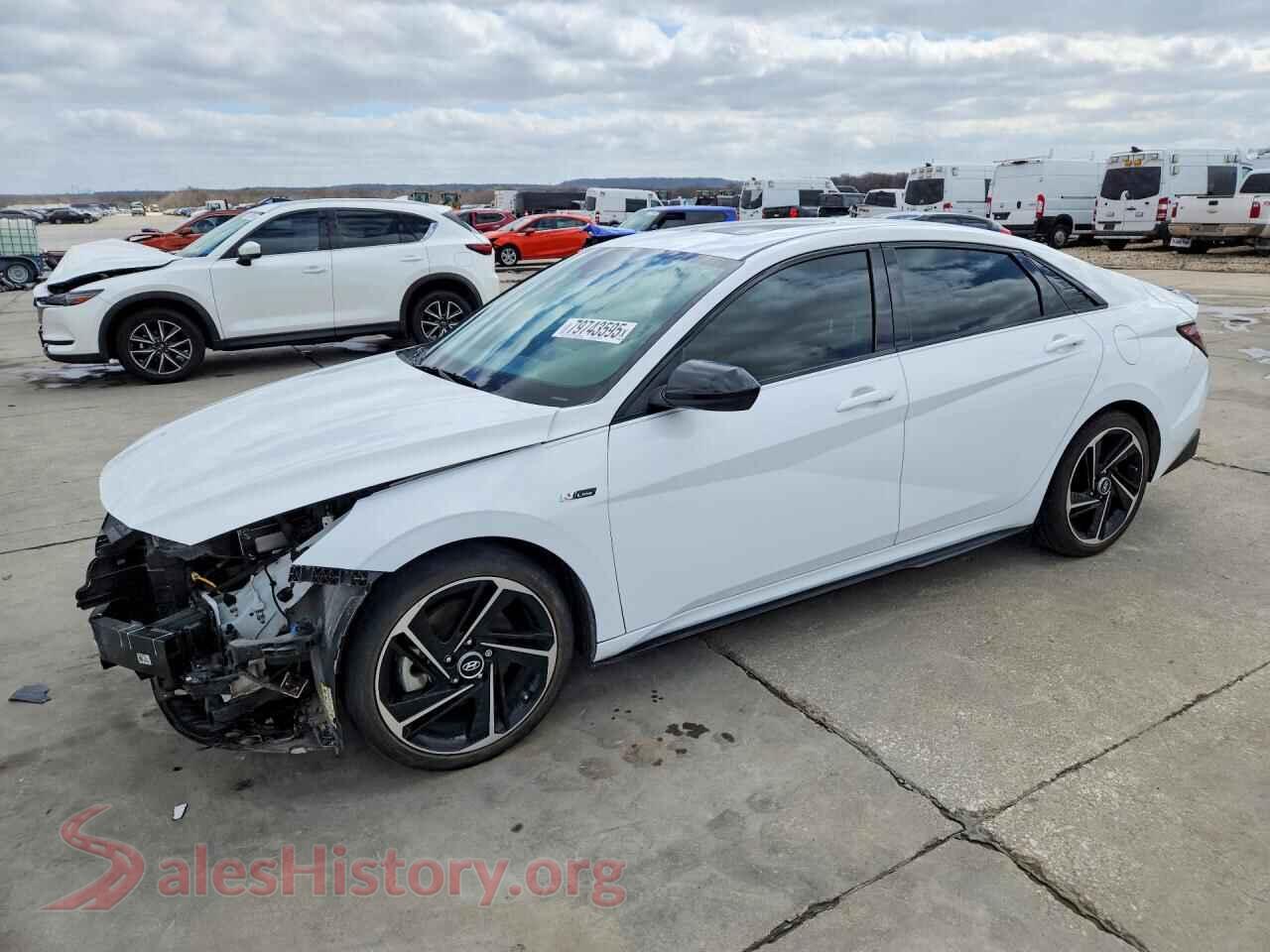 2022 HYUNDAI ELANTRA — VIN KMHLR4AF1NU231532