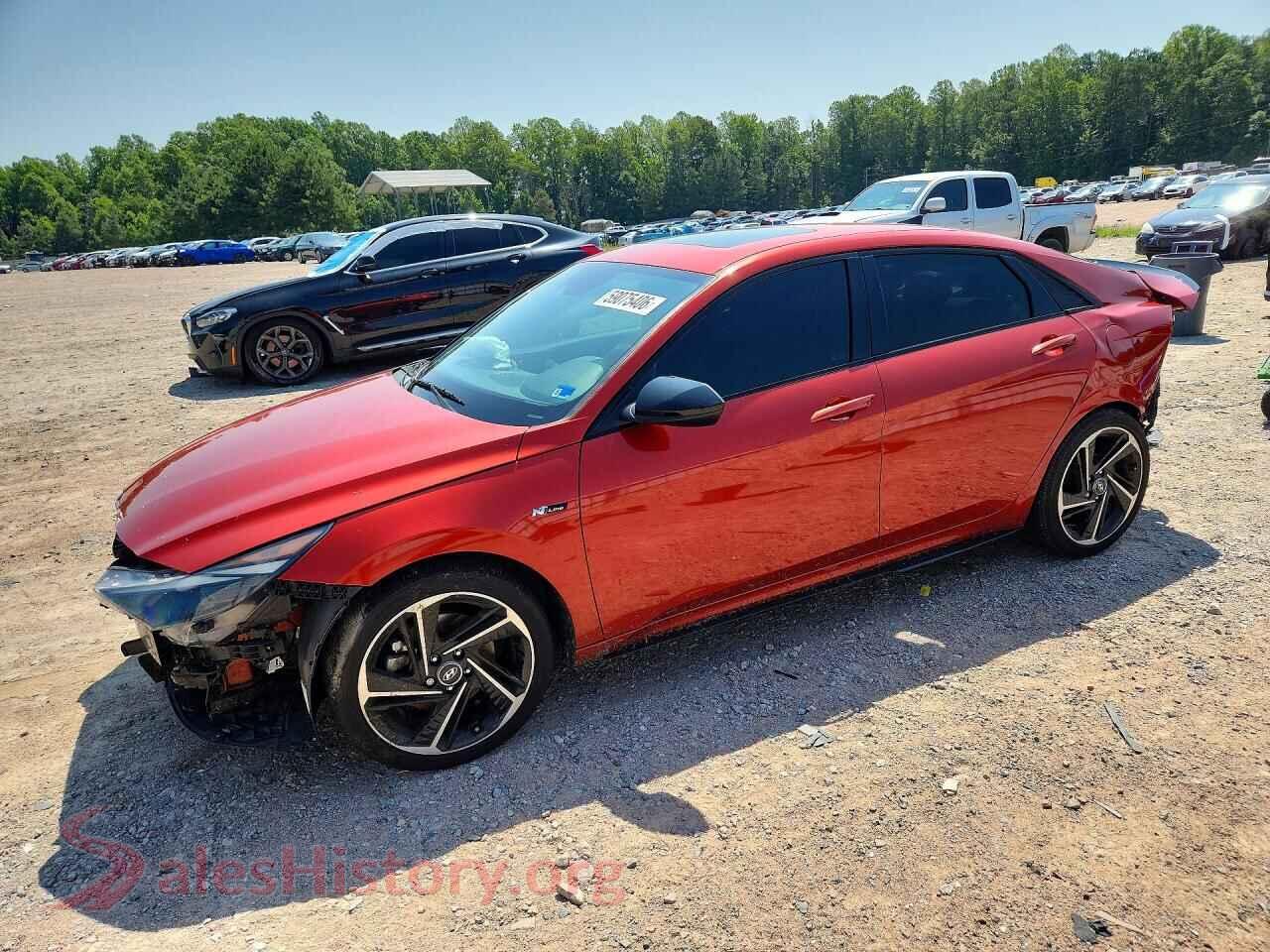 2022 HYUNDAI ELANTRA — VIN KMHLR4AF1NU243504