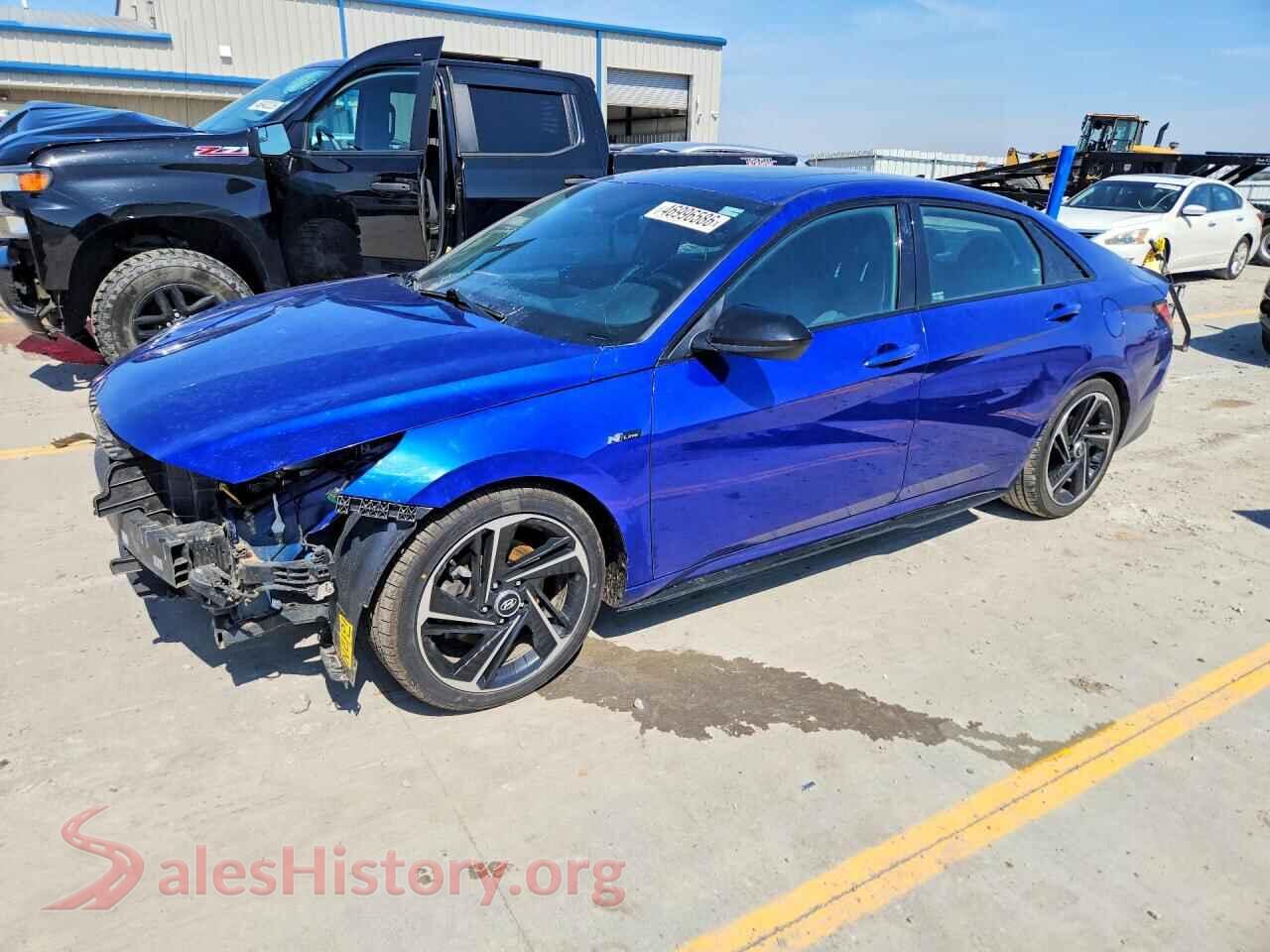 2022 HYUNDAI ELANTRA — VIN KMHLR4AF1NU310327