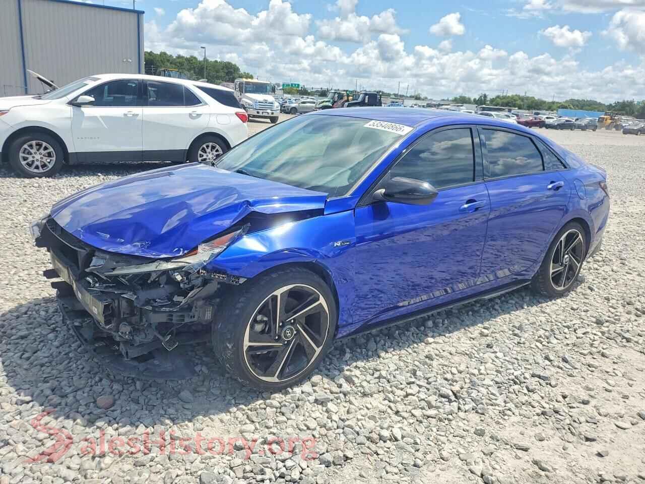 2022 HYUNDAI ELANTRA — VIN KMHLR4AF3NU340381