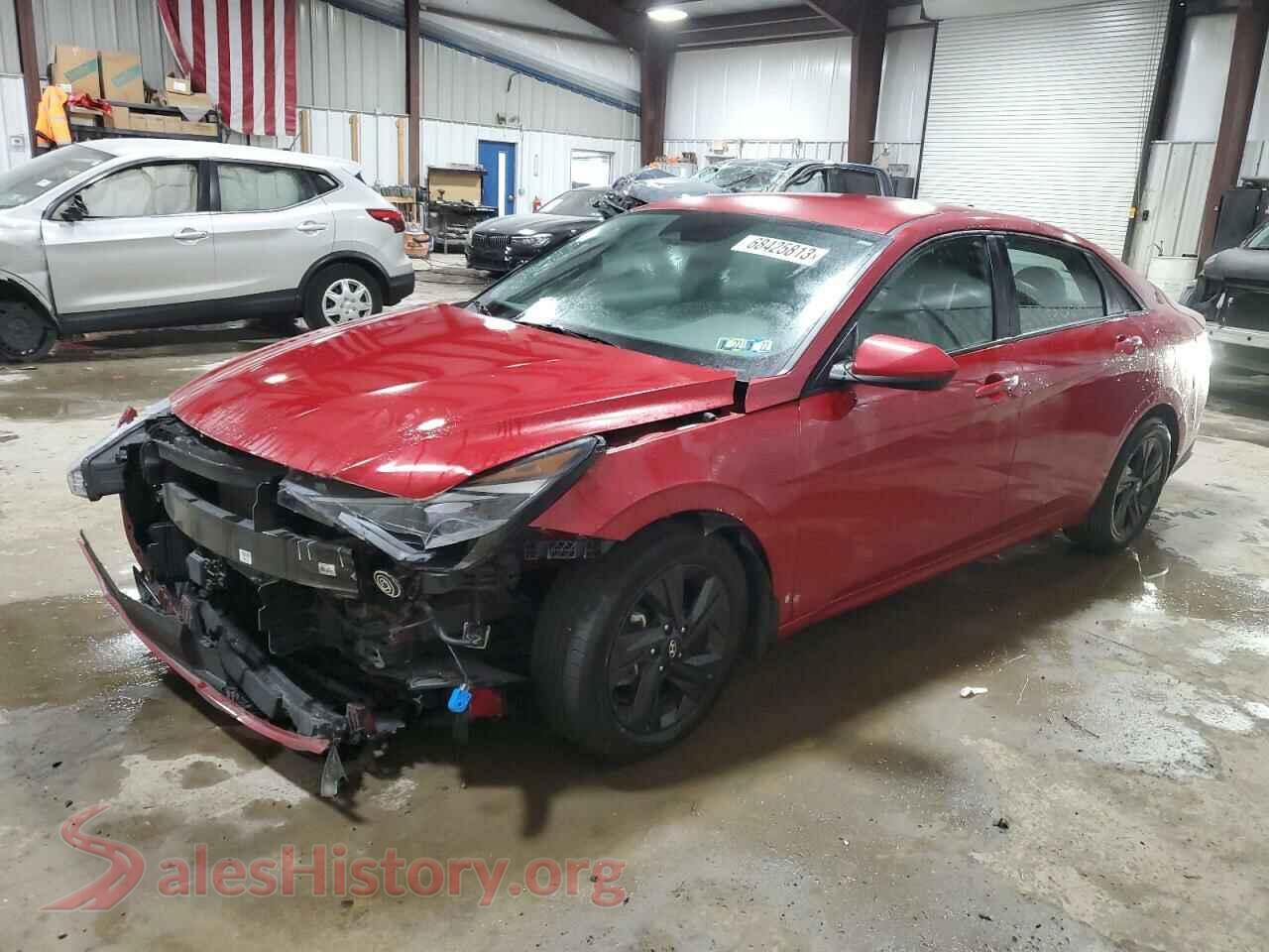 2021 HYUNDAI ELANTRA — VIN KMHLS4AG5MU212025