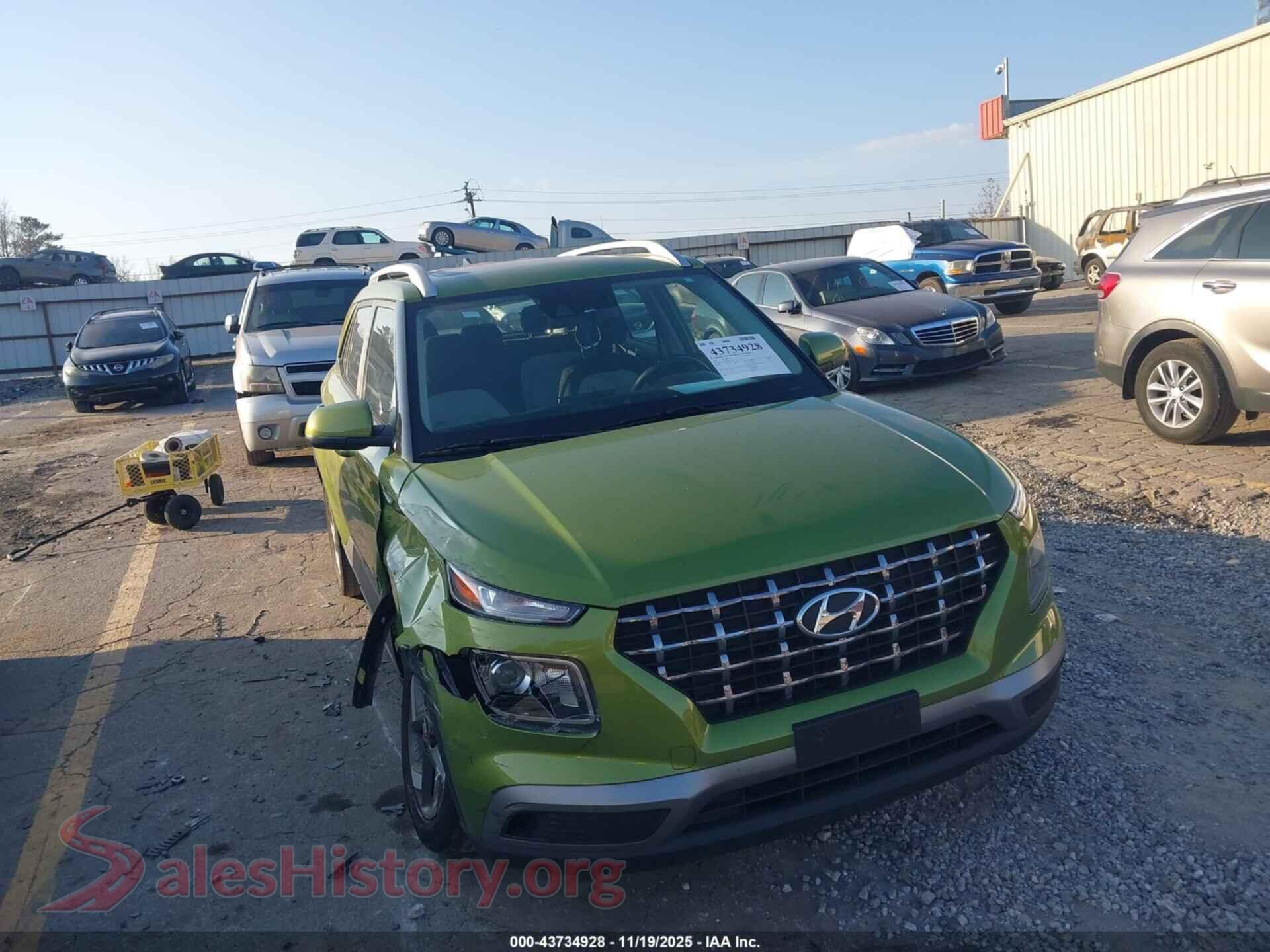 2022 HYUNDAI VENUE — VIN KMHRC8A37NU155498
