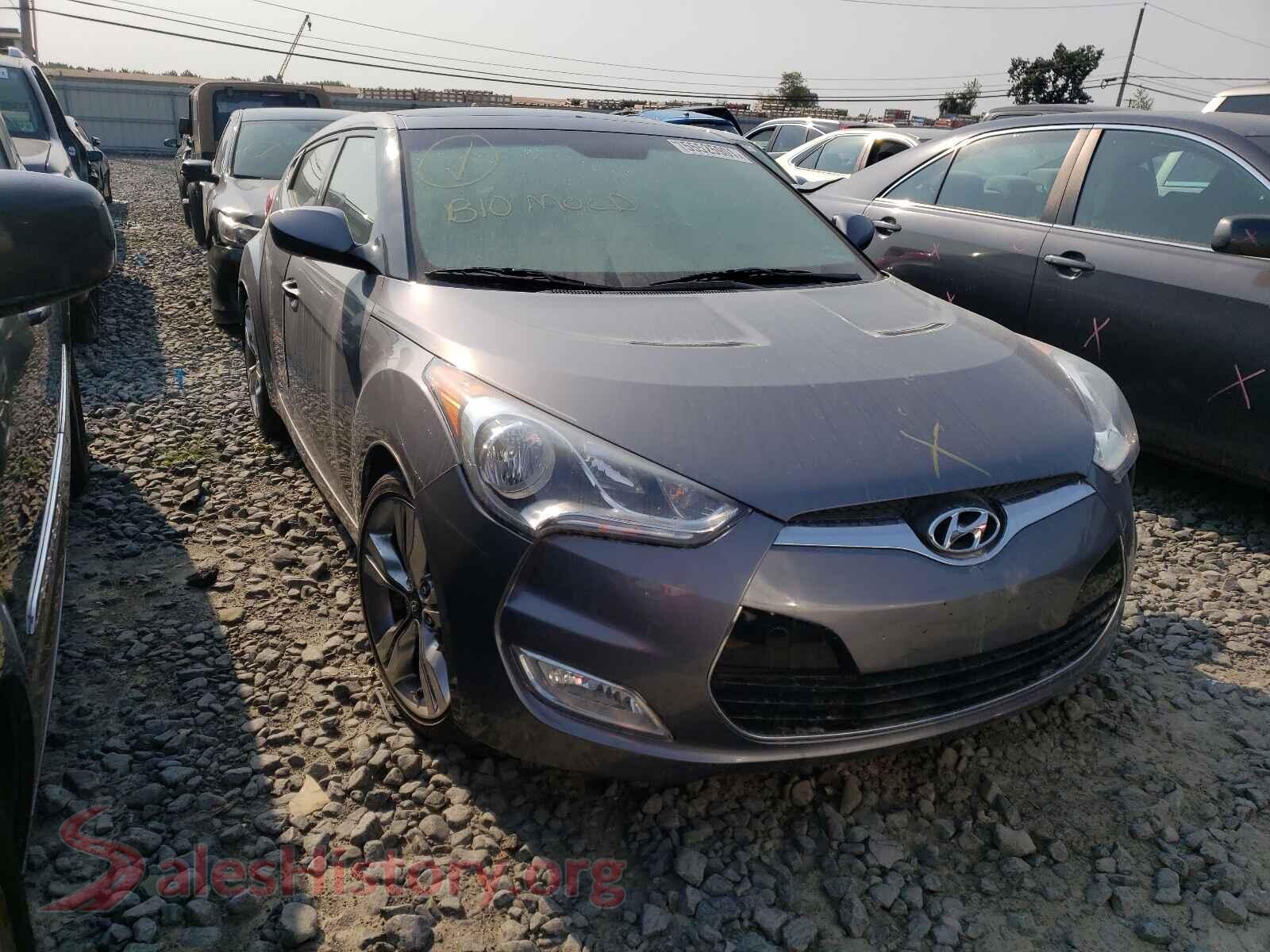 2013 HYUNDAI VELOSTER — VIN KMHTC6AD0DU167820