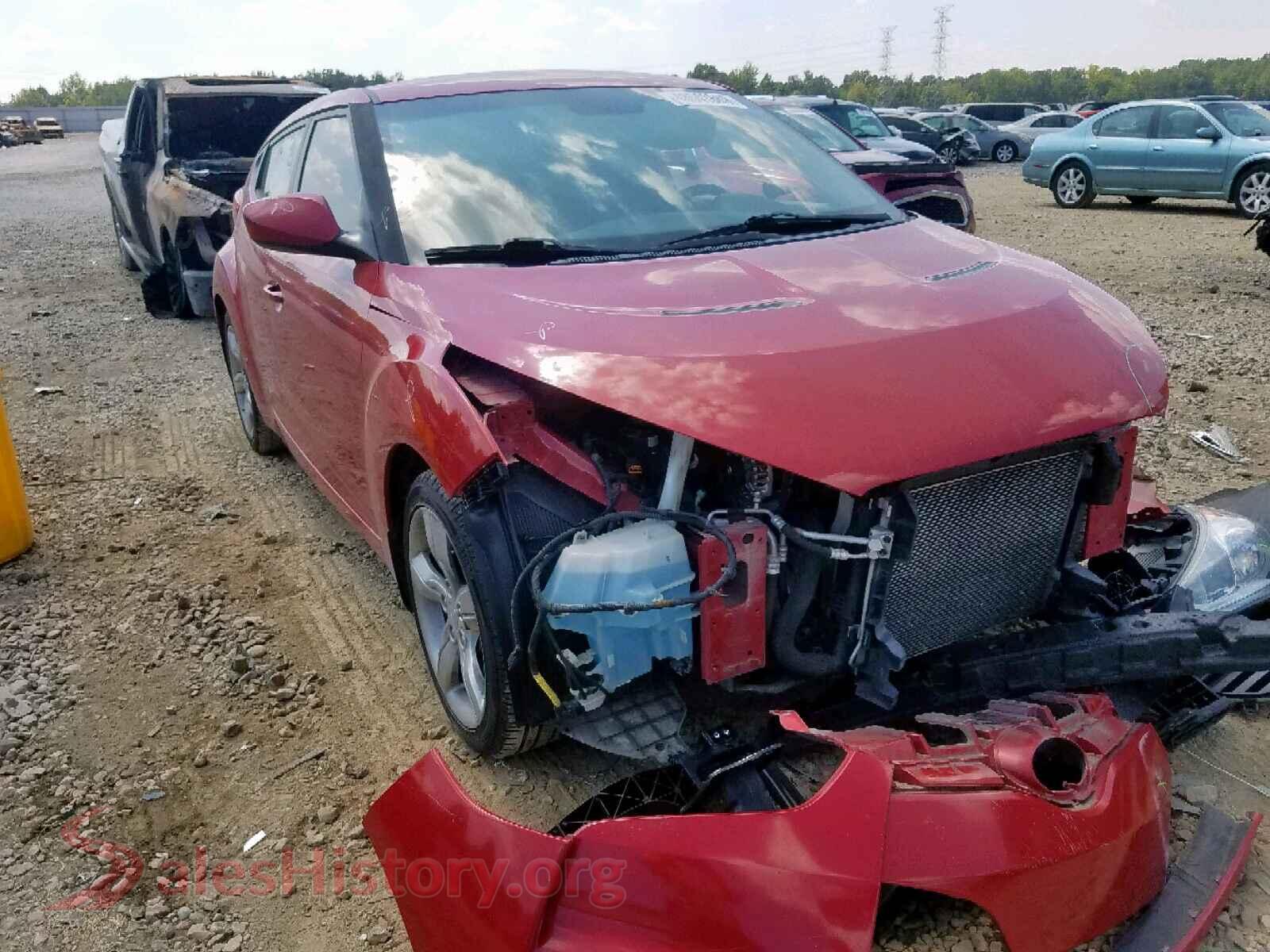 2013 HYUNDAI VELOSTER — VIN KMHTC6AD3DU165527